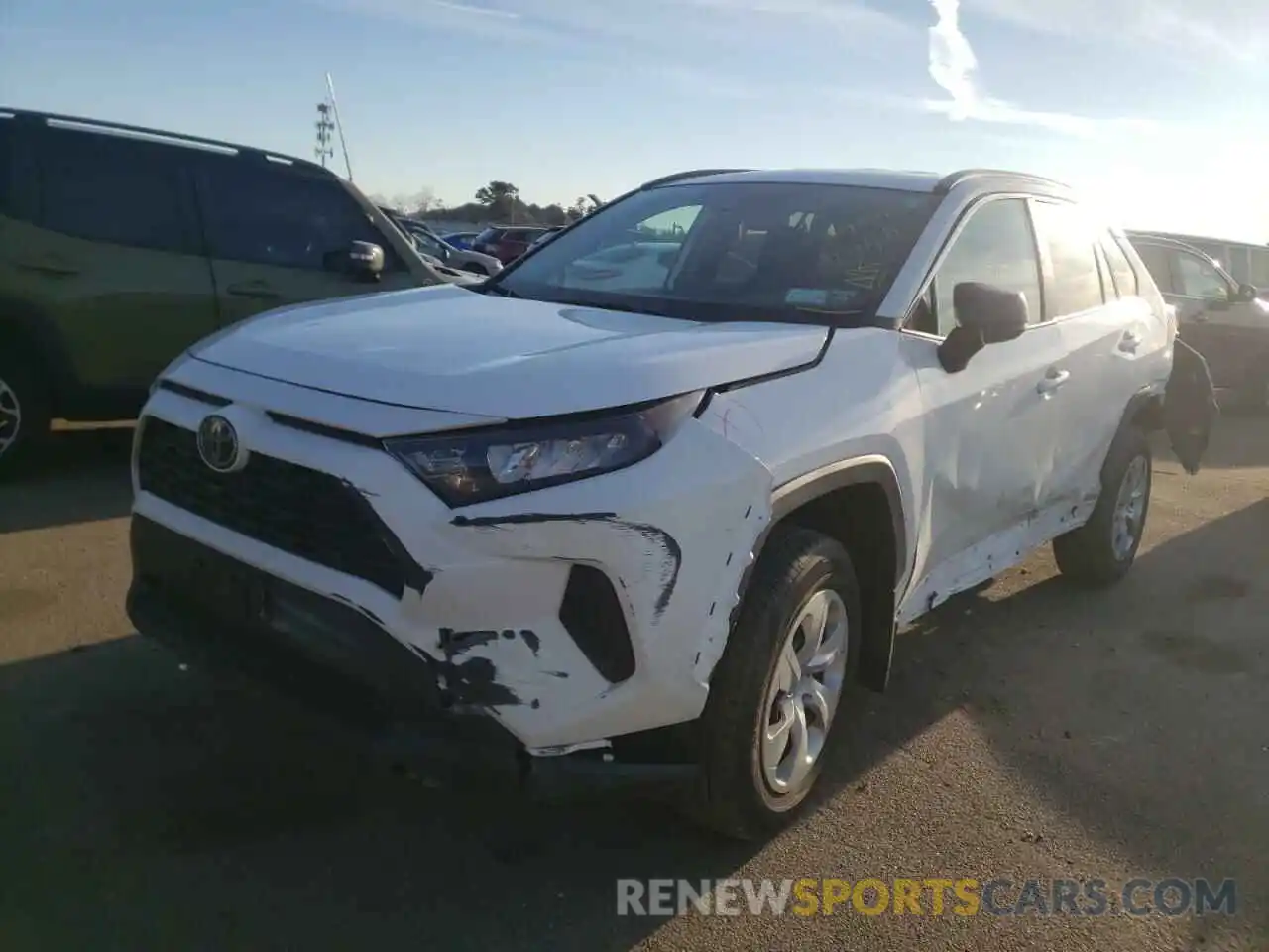 2 Photograph of a damaged car 2T3F1RFV3LW130949 TOYOTA RAV4 2020