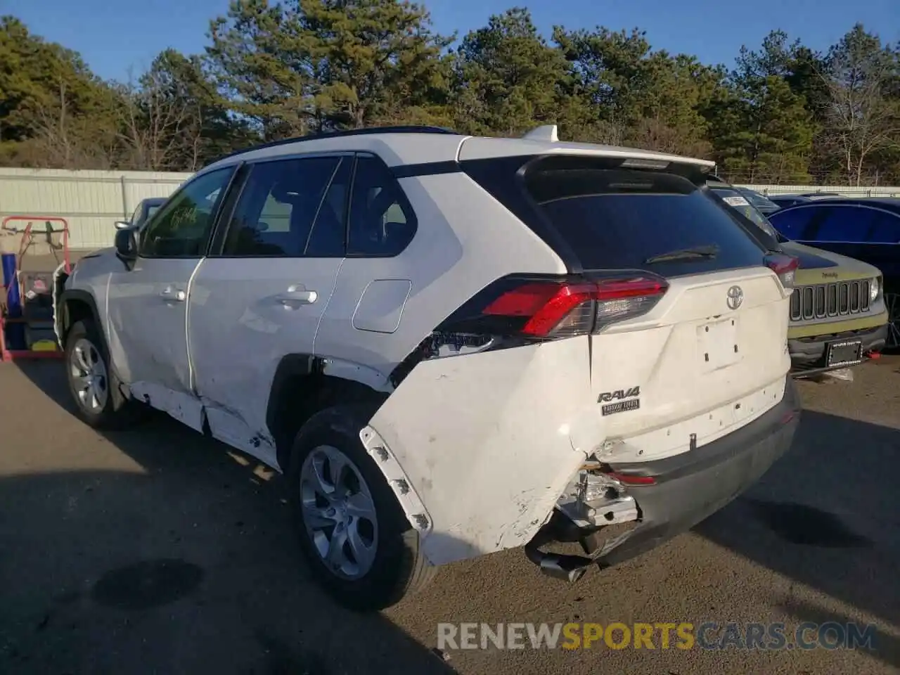 3 Photograph of a damaged car 2T3F1RFV3LW130949 TOYOTA RAV4 2020