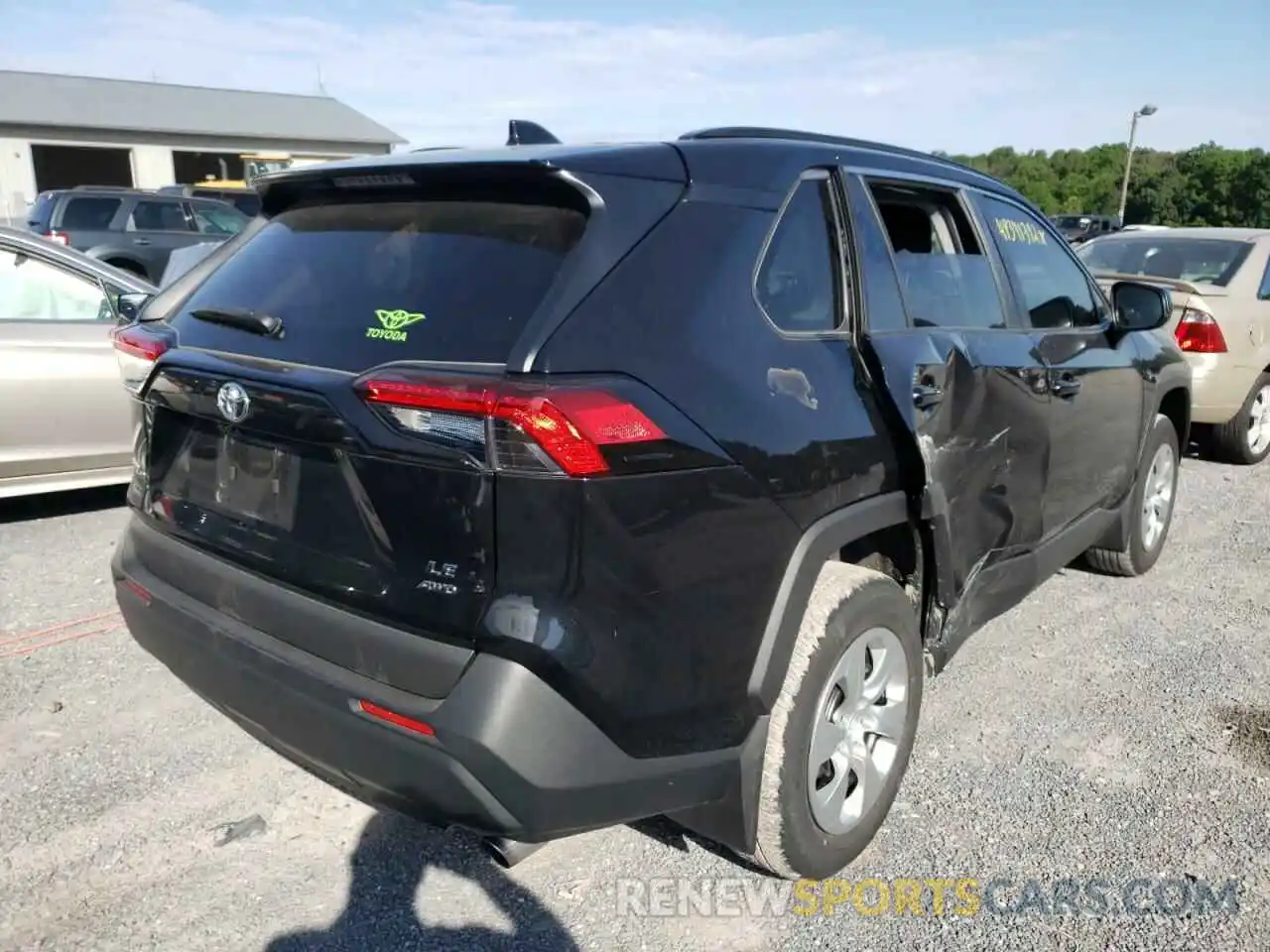 4 Photograph of a damaged car 2T3F1RFV3LW135990 TOYOTA RAV4 2020