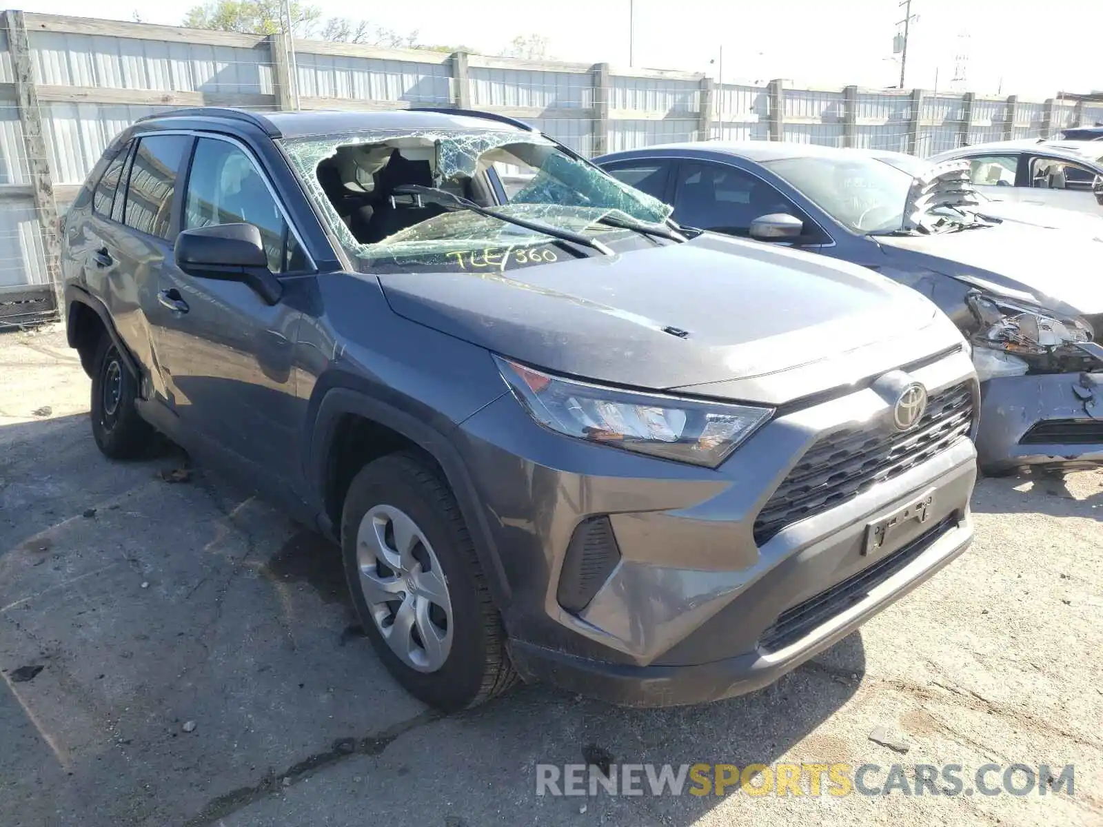 1 Photograph of a damaged car 2T3F1RFV4LC060914 TOYOTA RAV4 2020