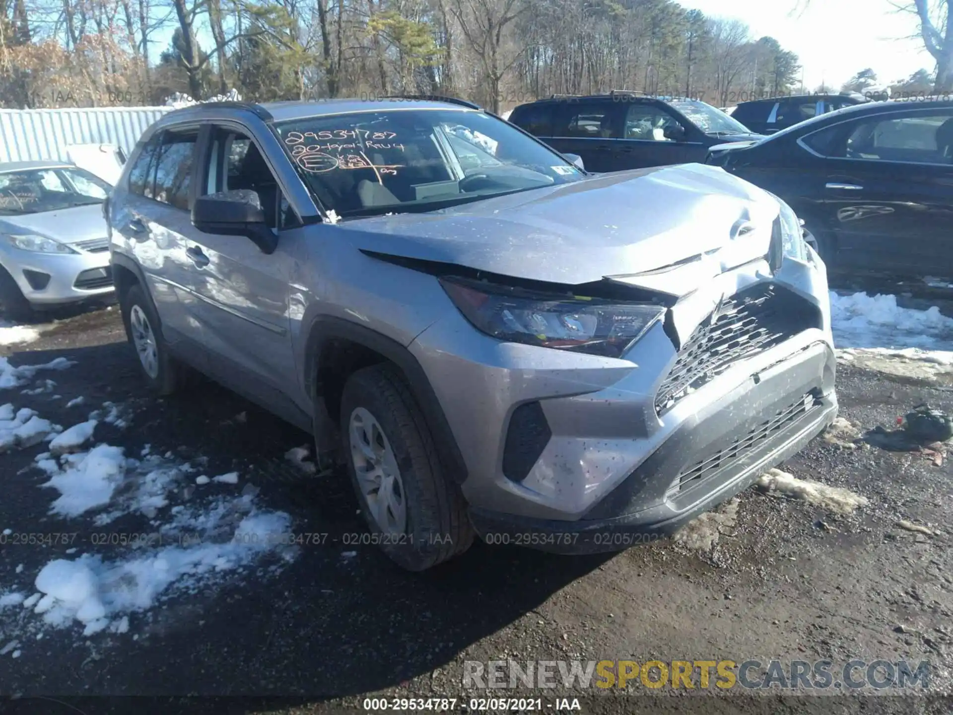 1 Photograph of a damaged car 2T3F1RFV4LC081391 TOYOTA RAV4 2020