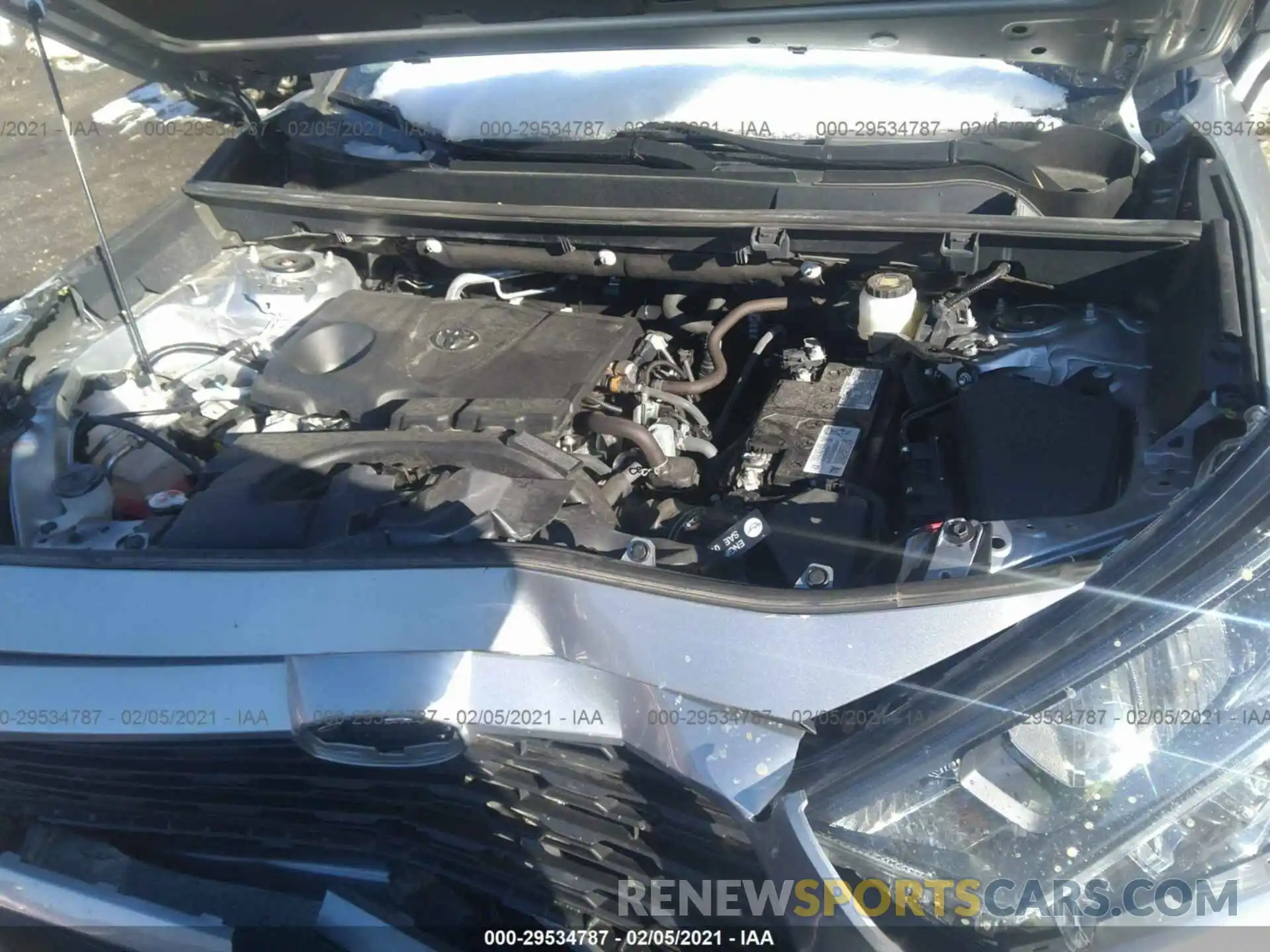 10 Photograph of a damaged car 2T3F1RFV4LC081391 TOYOTA RAV4 2020