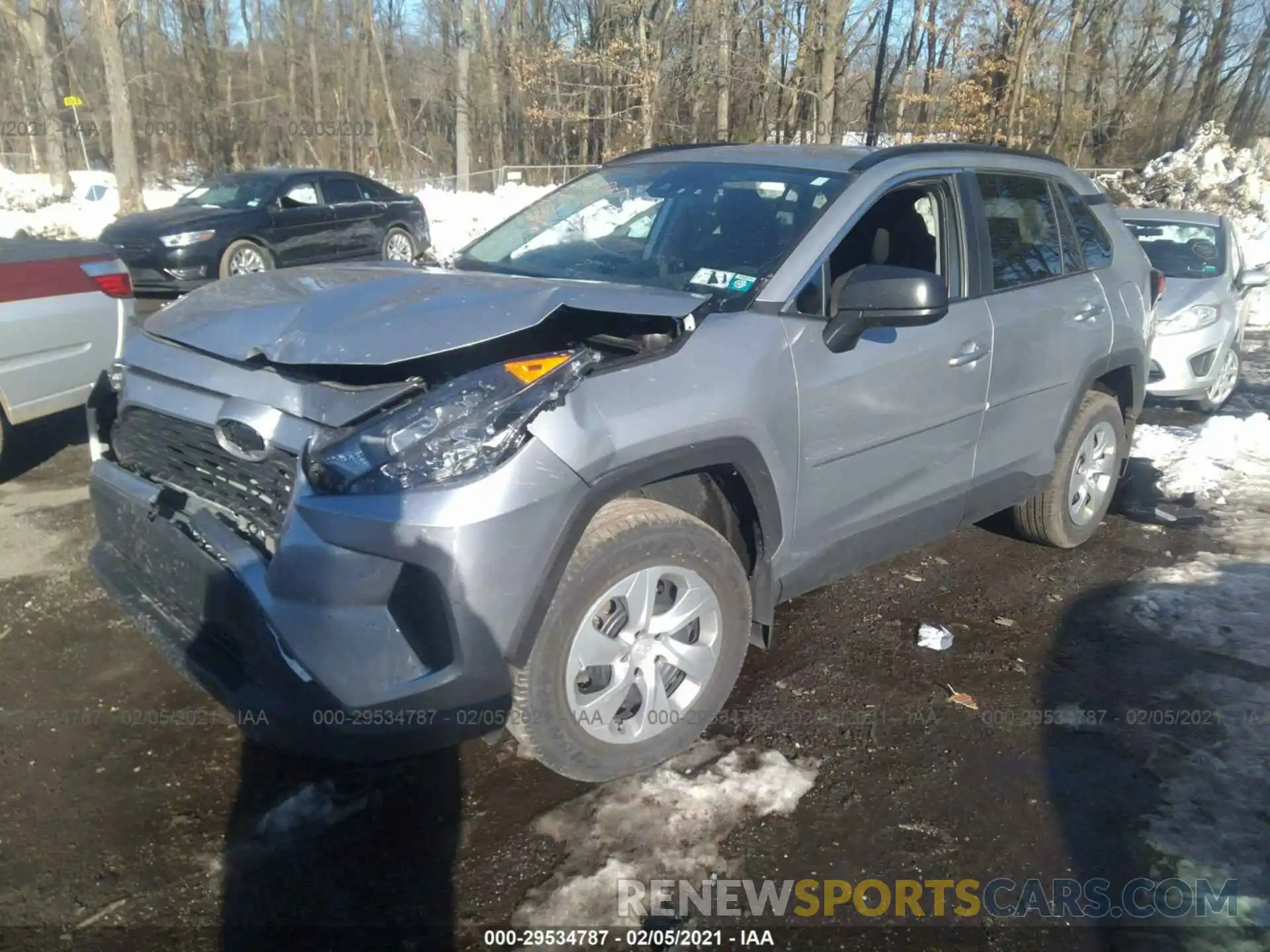 2 Photograph of a damaged car 2T3F1RFV4LC081391 TOYOTA RAV4 2020