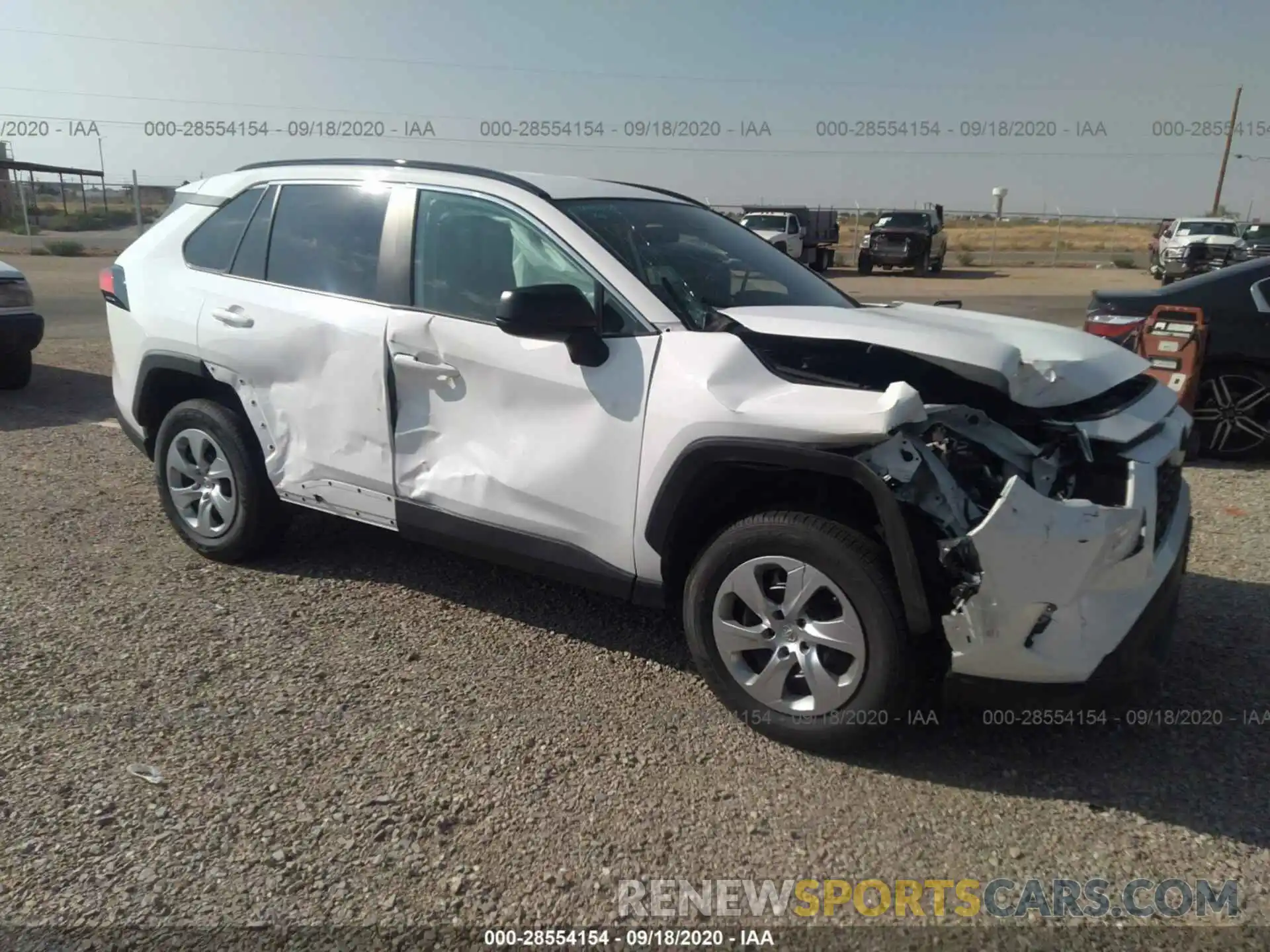 1 Photograph of a damaged car 2T3F1RFV4LC088809 TOYOTA RAV4 2020