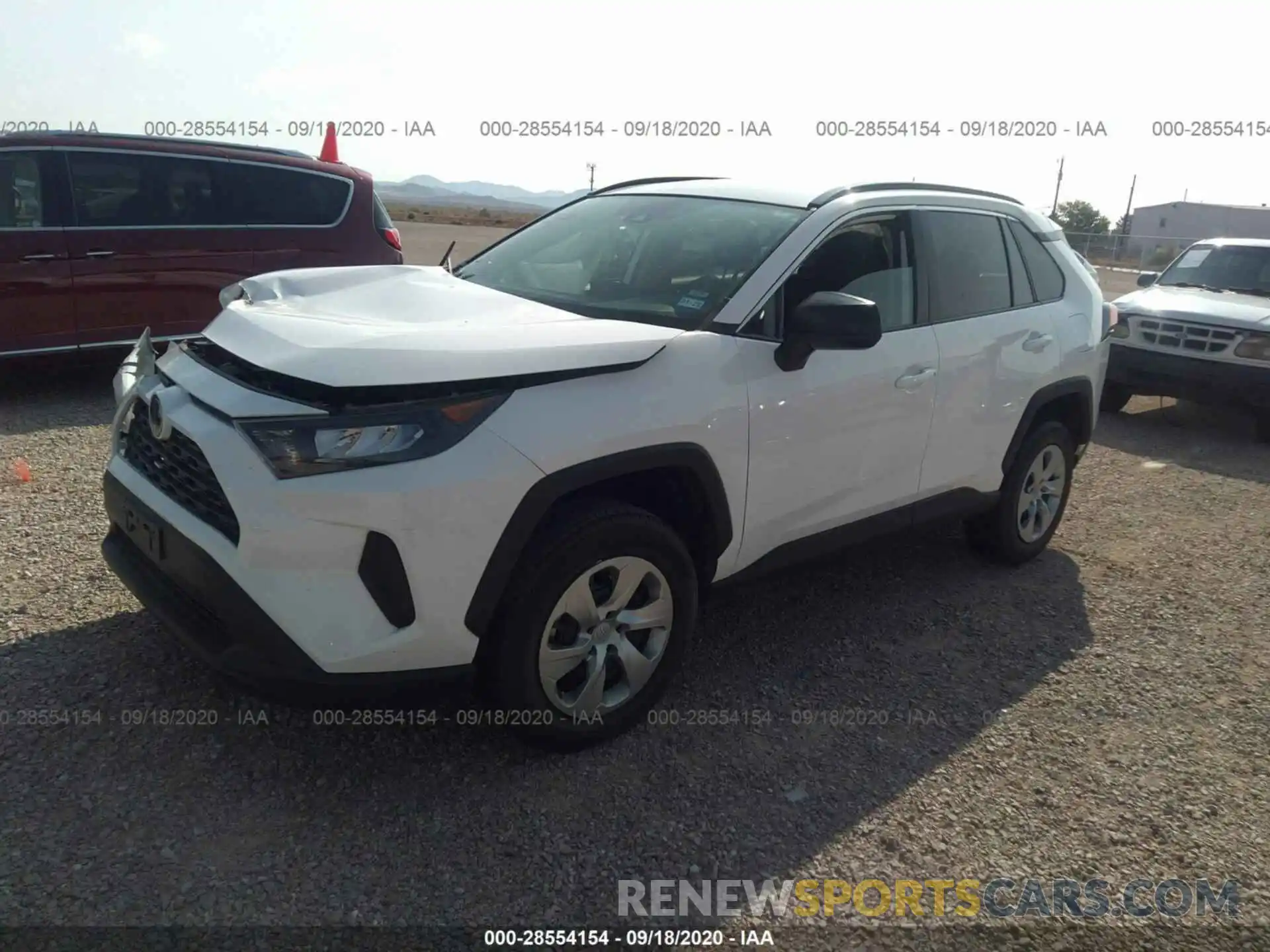 2 Photograph of a damaged car 2T3F1RFV4LC088809 TOYOTA RAV4 2020