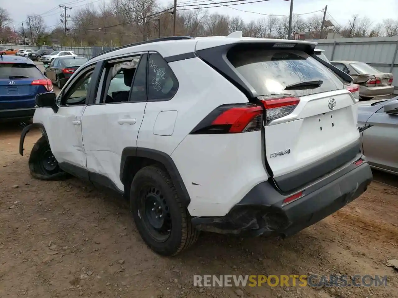 3 Photograph of a damaged car 2T3F1RFV4LC098823 TOYOTA RAV4 2020