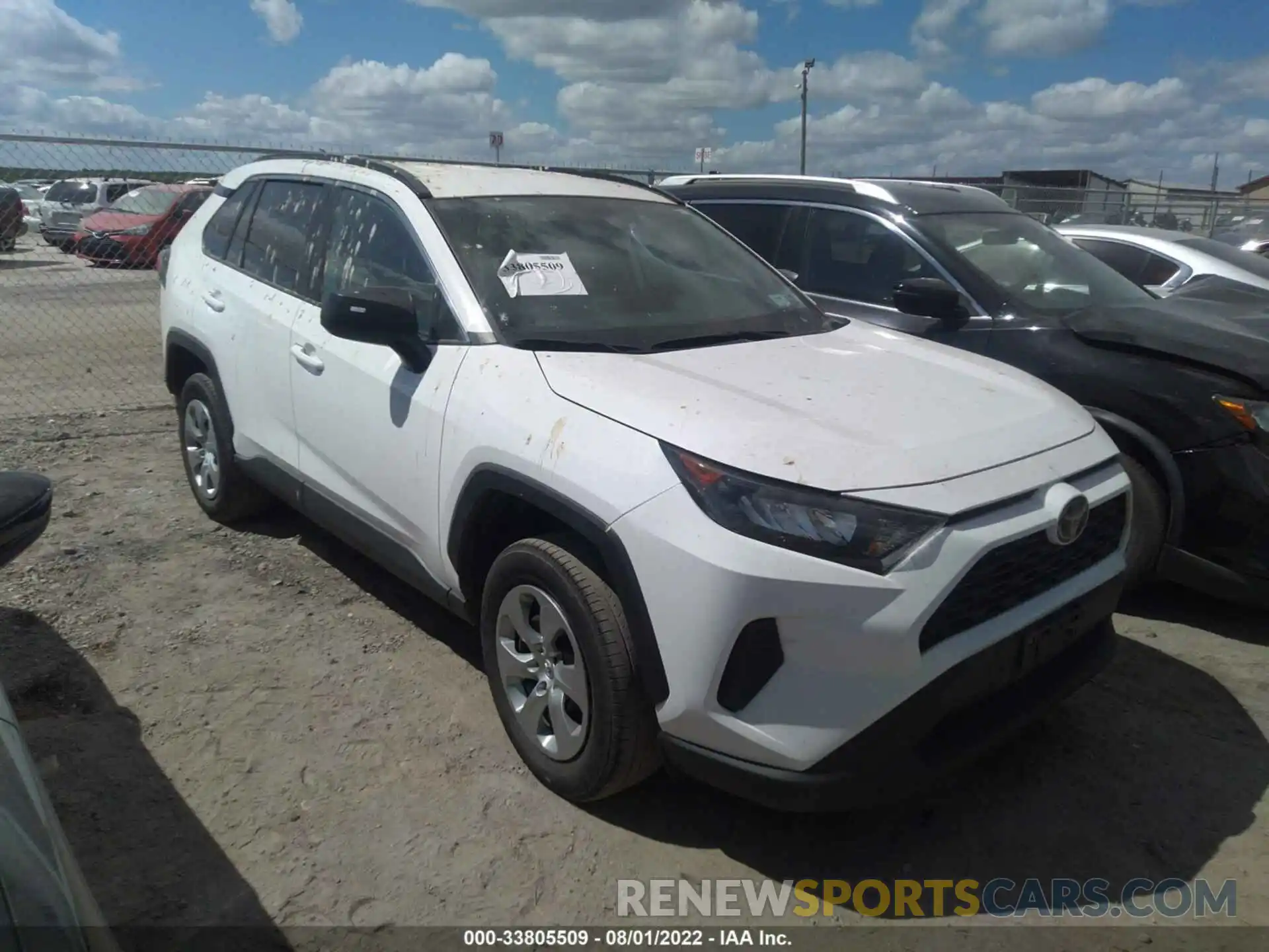 1 Photograph of a damaged car 2T3F1RFV4LC099776 TOYOTA RAV4 2020