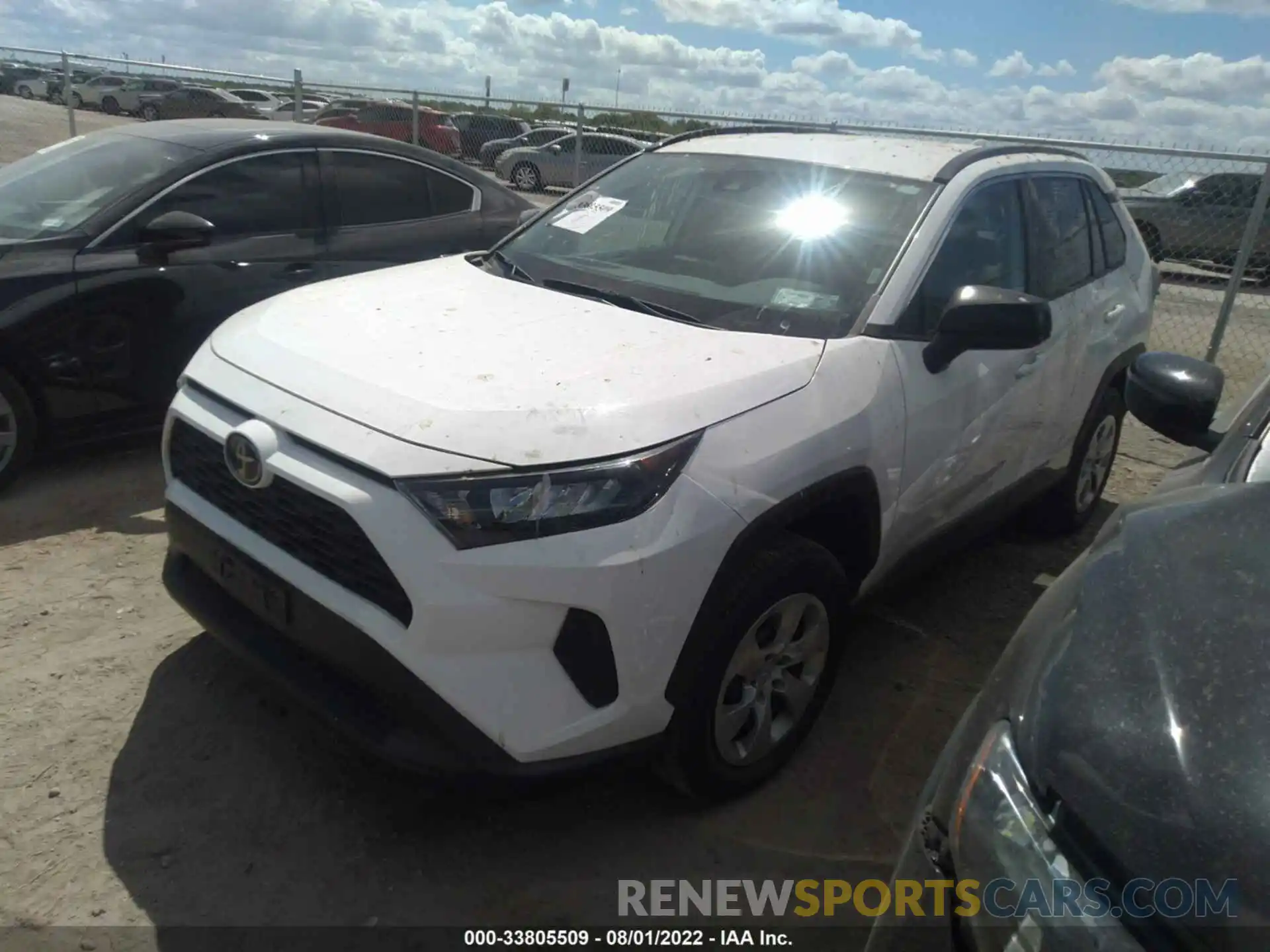 2 Photograph of a damaged car 2T3F1RFV4LC099776 TOYOTA RAV4 2020