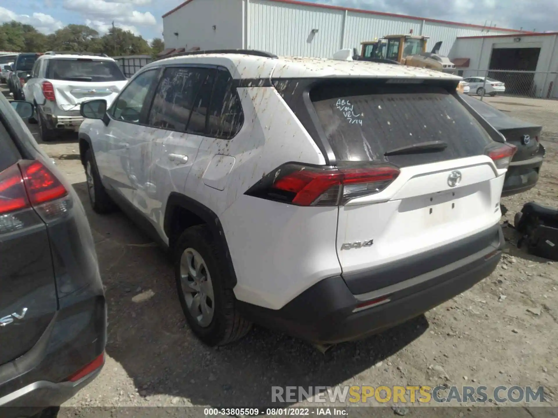 3 Photograph of a damaged car 2T3F1RFV4LC099776 TOYOTA RAV4 2020