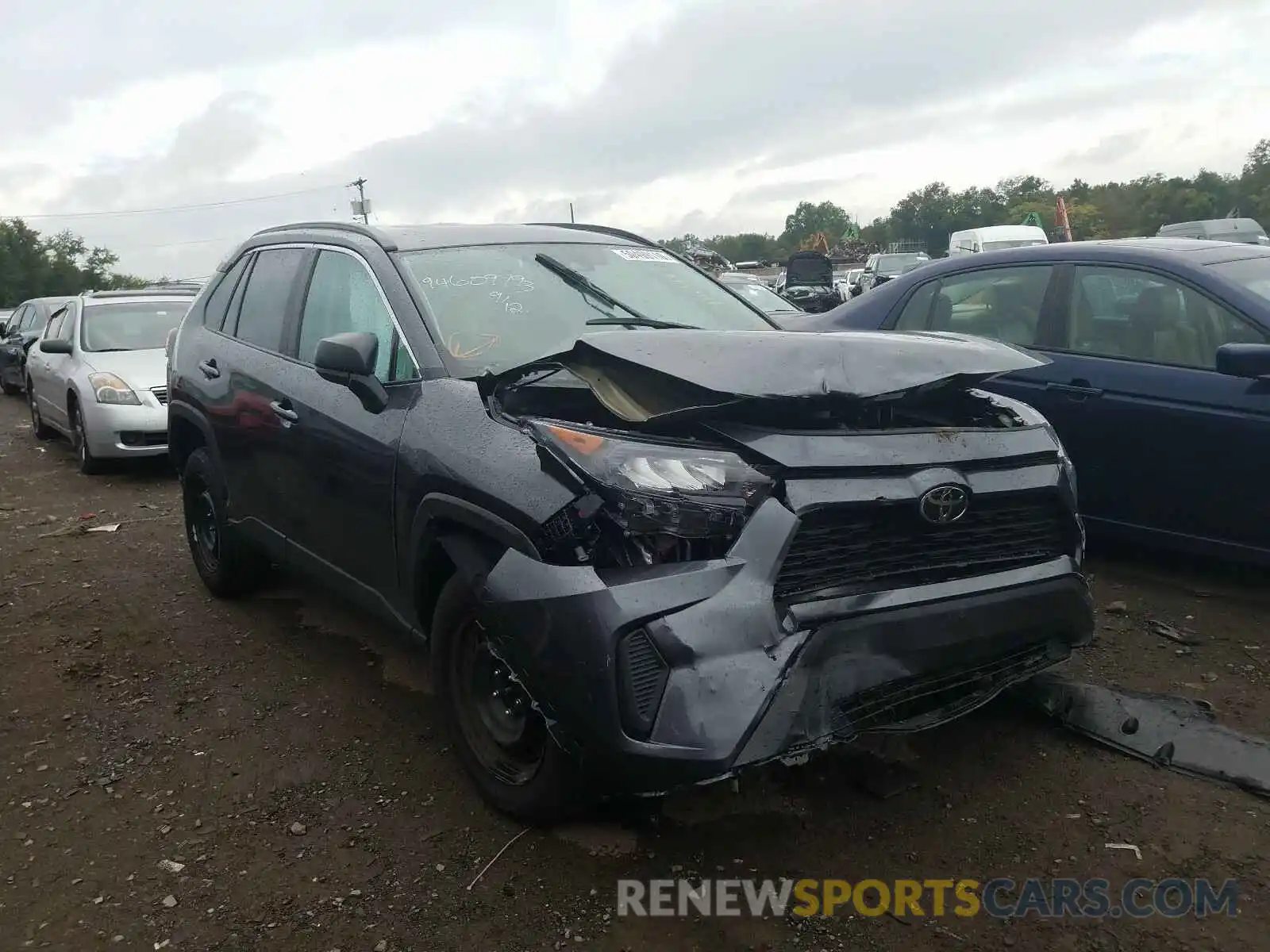 1 Photograph of a damaged car 2T3F1RFV4LC099860 TOYOTA RAV4 2020