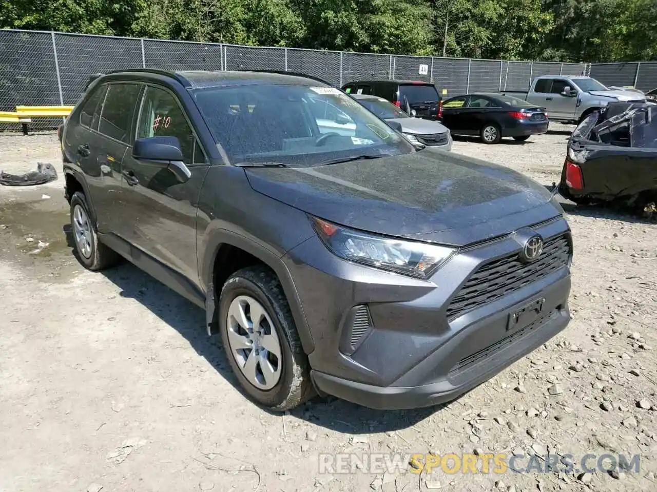 1 Photograph of a damaged car 2T3F1RFV4LC105205 TOYOTA RAV4 2020