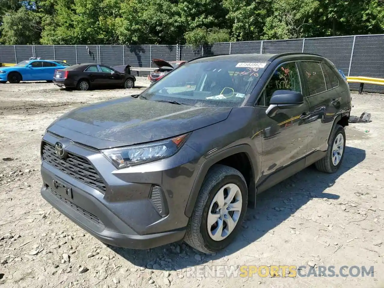 2 Photograph of a damaged car 2T3F1RFV4LC105205 TOYOTA RAV4 2020