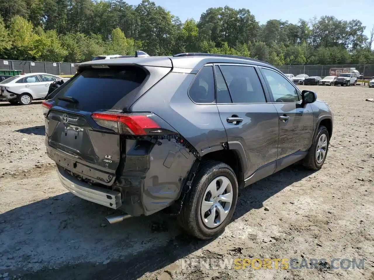 4 Photograph of a damaged car 2T3F1RFV4LC105205 TOYOTA RAV4 2020