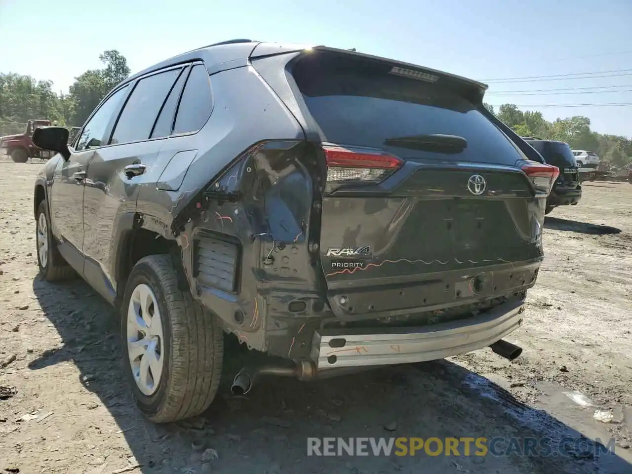 9 Photograph of a damaged car 2T3F1RFV4LC105205 TOYOTA RAV4 2020