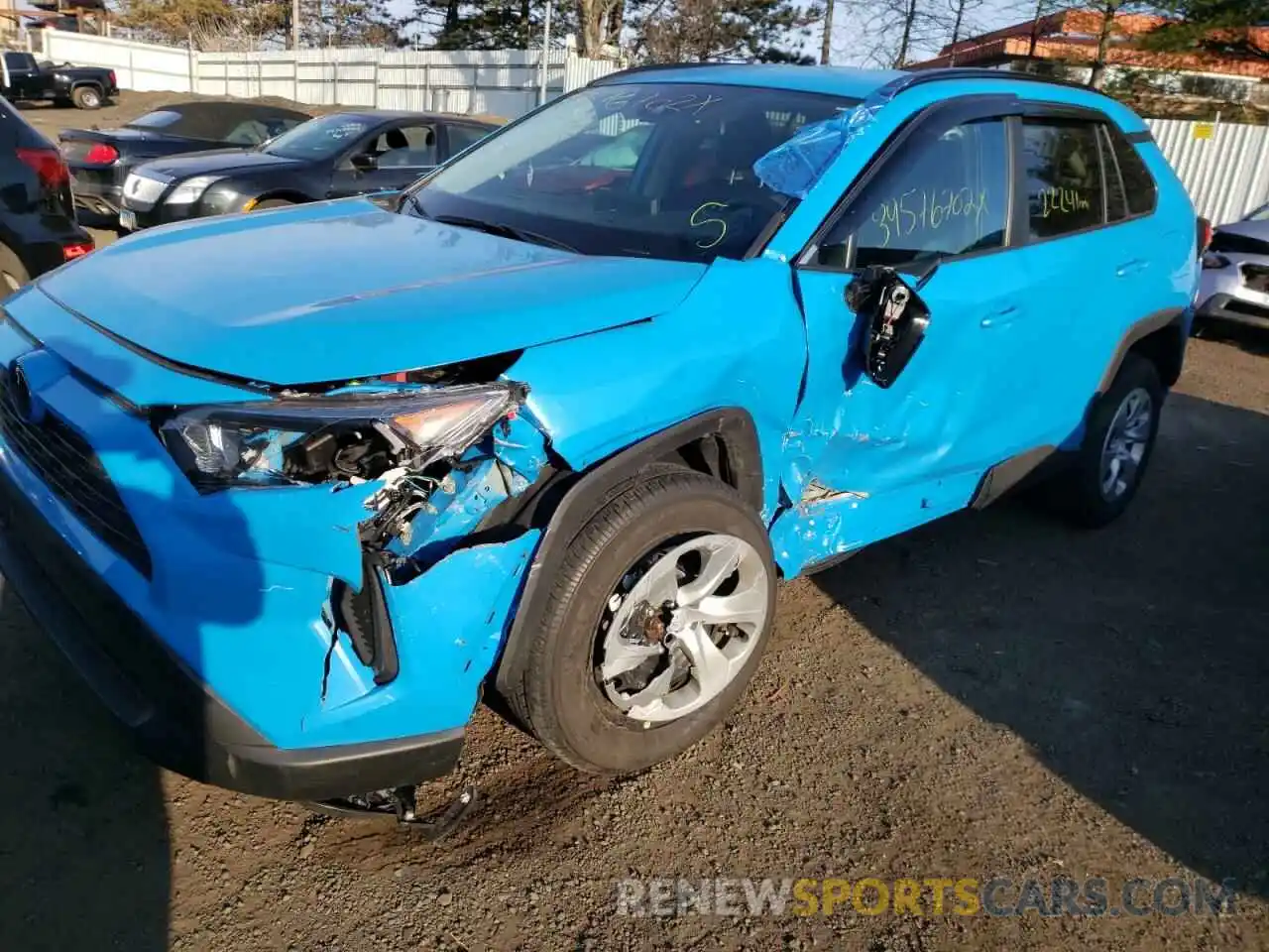 9 Photograph of a damaged car 2T3F1RFV4LC108864 TOYOTA RAV4 2020