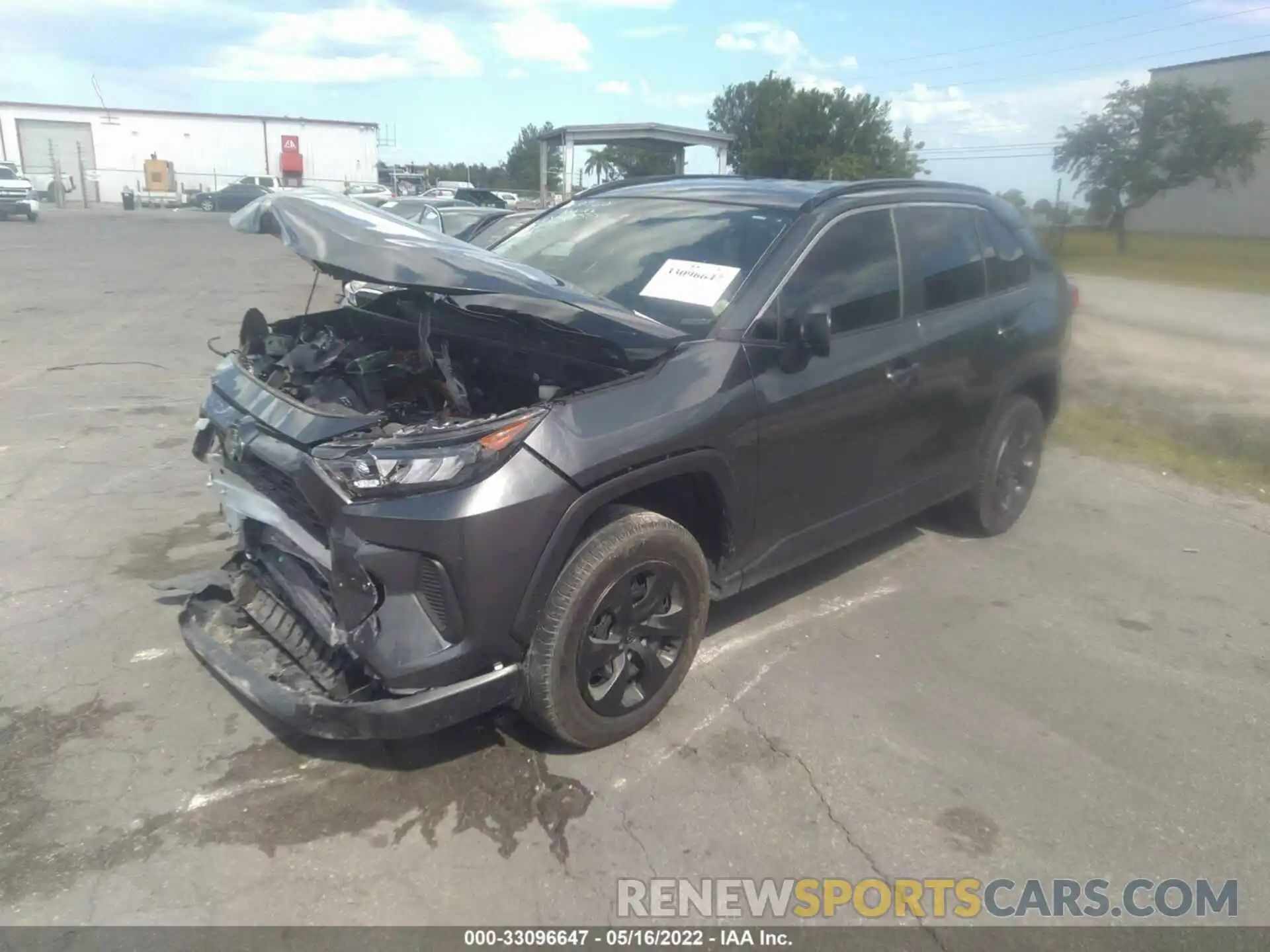 2 Photograph of a damaged car 2T3F1RFV4LC117483 TOYOTA RAV4 2020