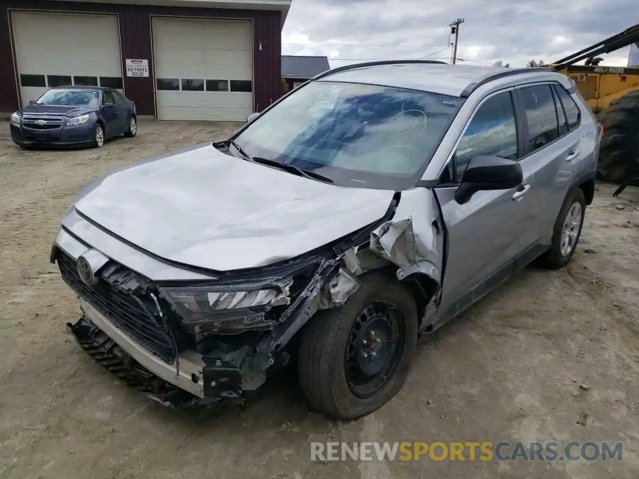 2 Photograph of a damaged car 2T3F1RFV4LC134350 TOYOTA RAV4 2020