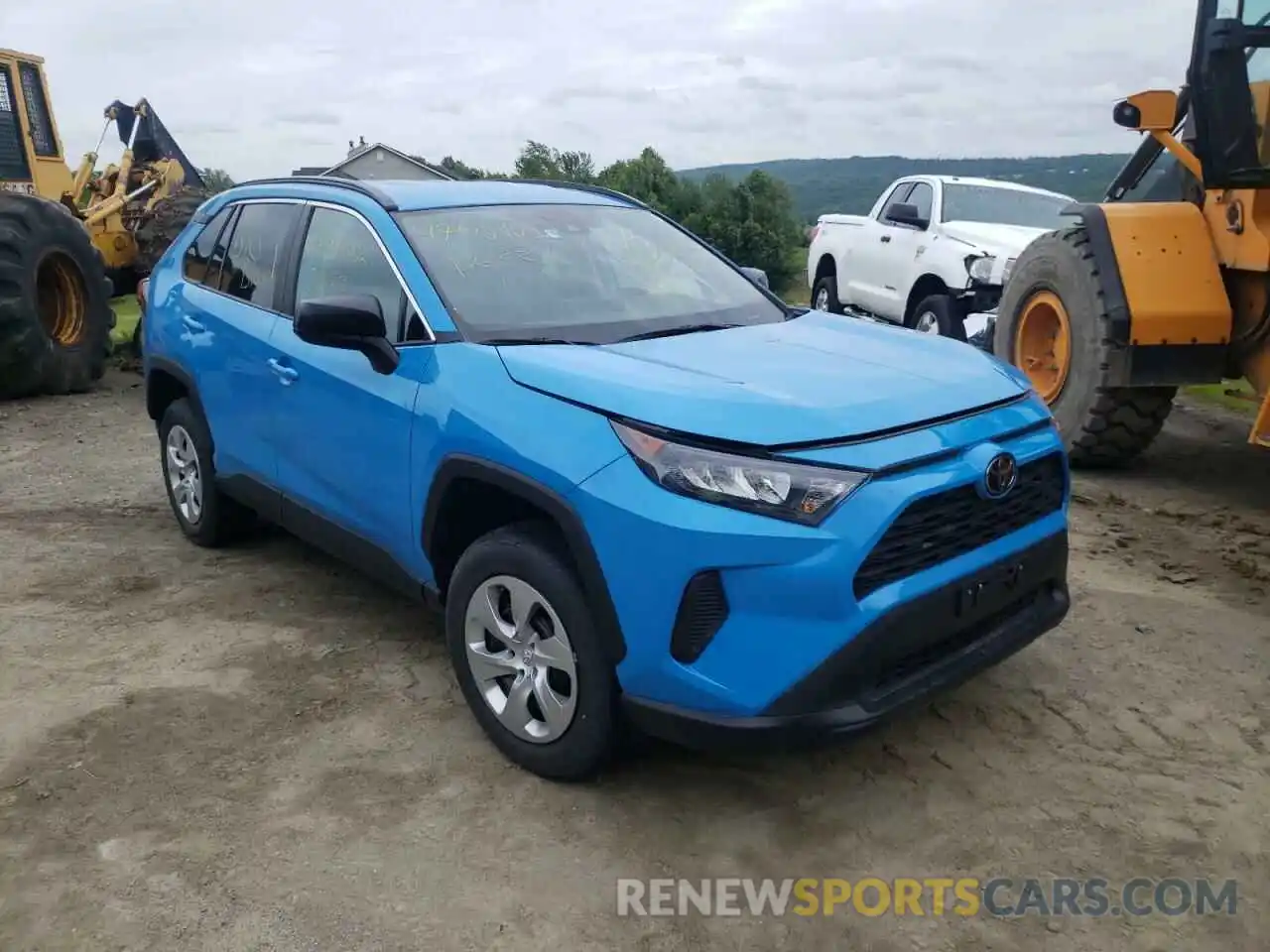 1 Photograph of a damaged car 2T3F1RFV4LC135482 TOYOTA RAV4 2020