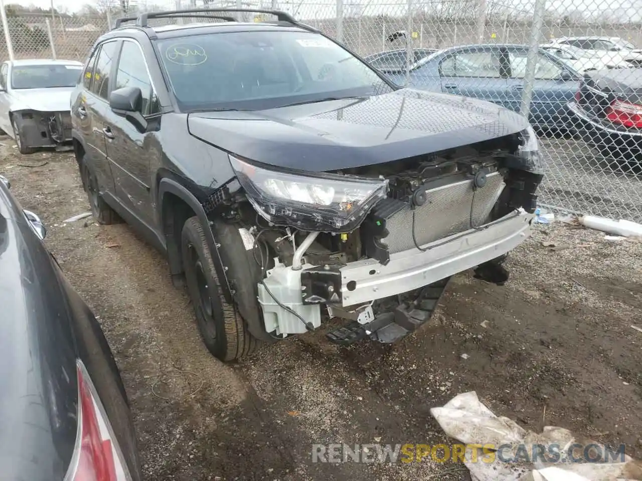 1 Photograph of a damaged car 2T3F1RFV4LW089439 TOYOTA RAV4 2020