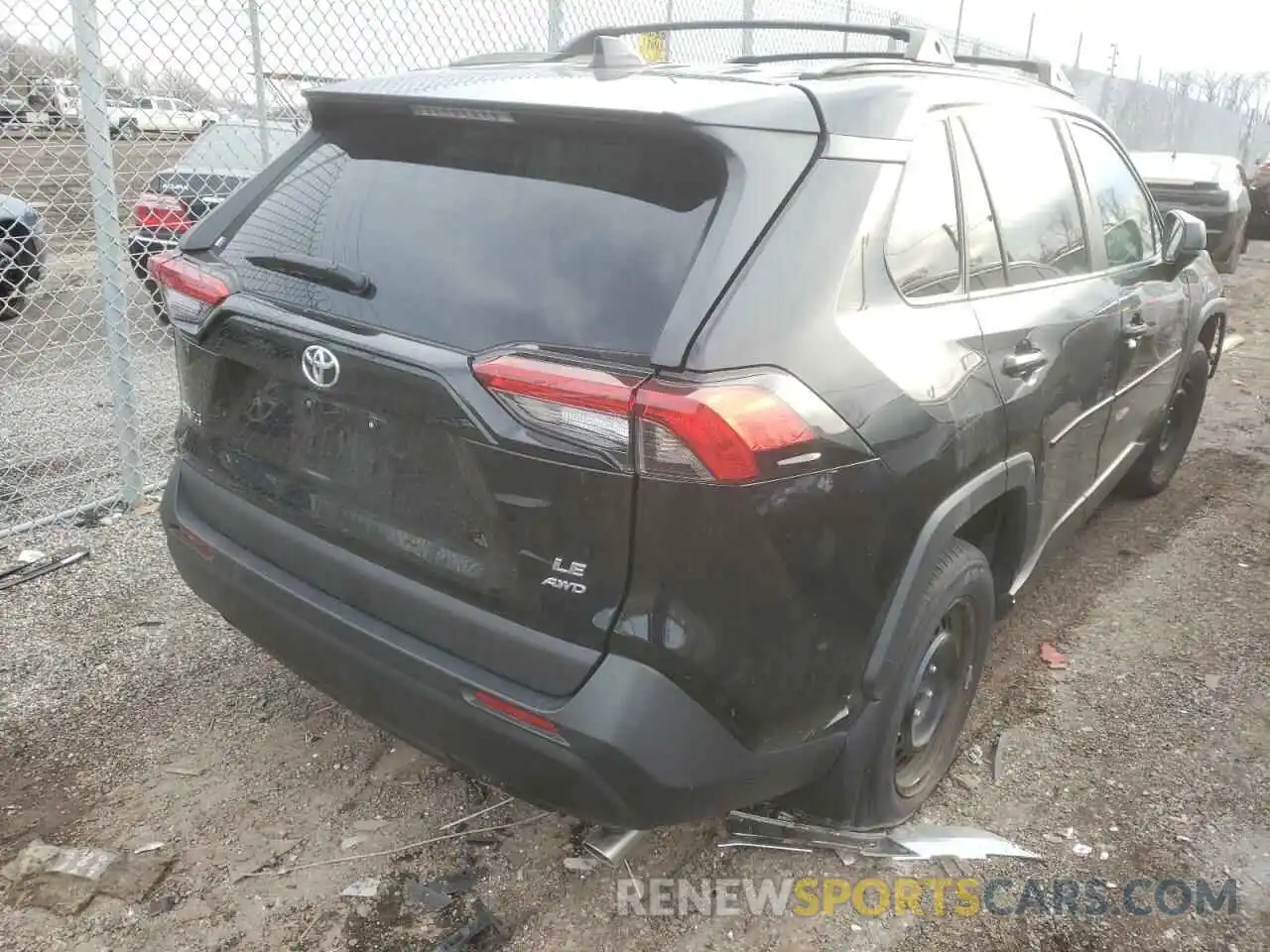 4 Photograph of a damaged car 2T3F1RFV4LW089439 TOYOTA RAV4 2020