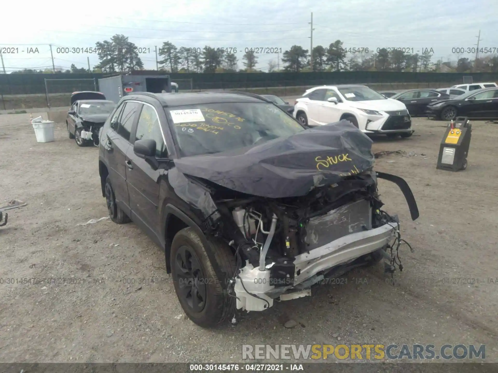 1 Photograph of a damaged car 2T3F1RFV4LW096648 TOYOTA RAV4 2020