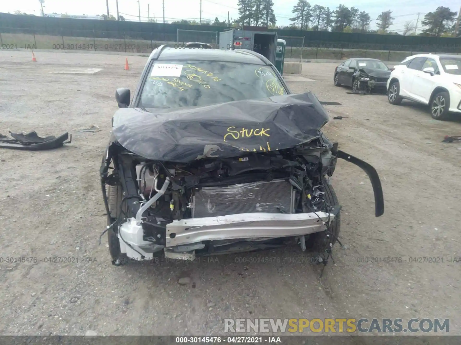 6 Photograph of a damaged car 2T3F1RFV4LW096648 TOYOTA RAV4 2020