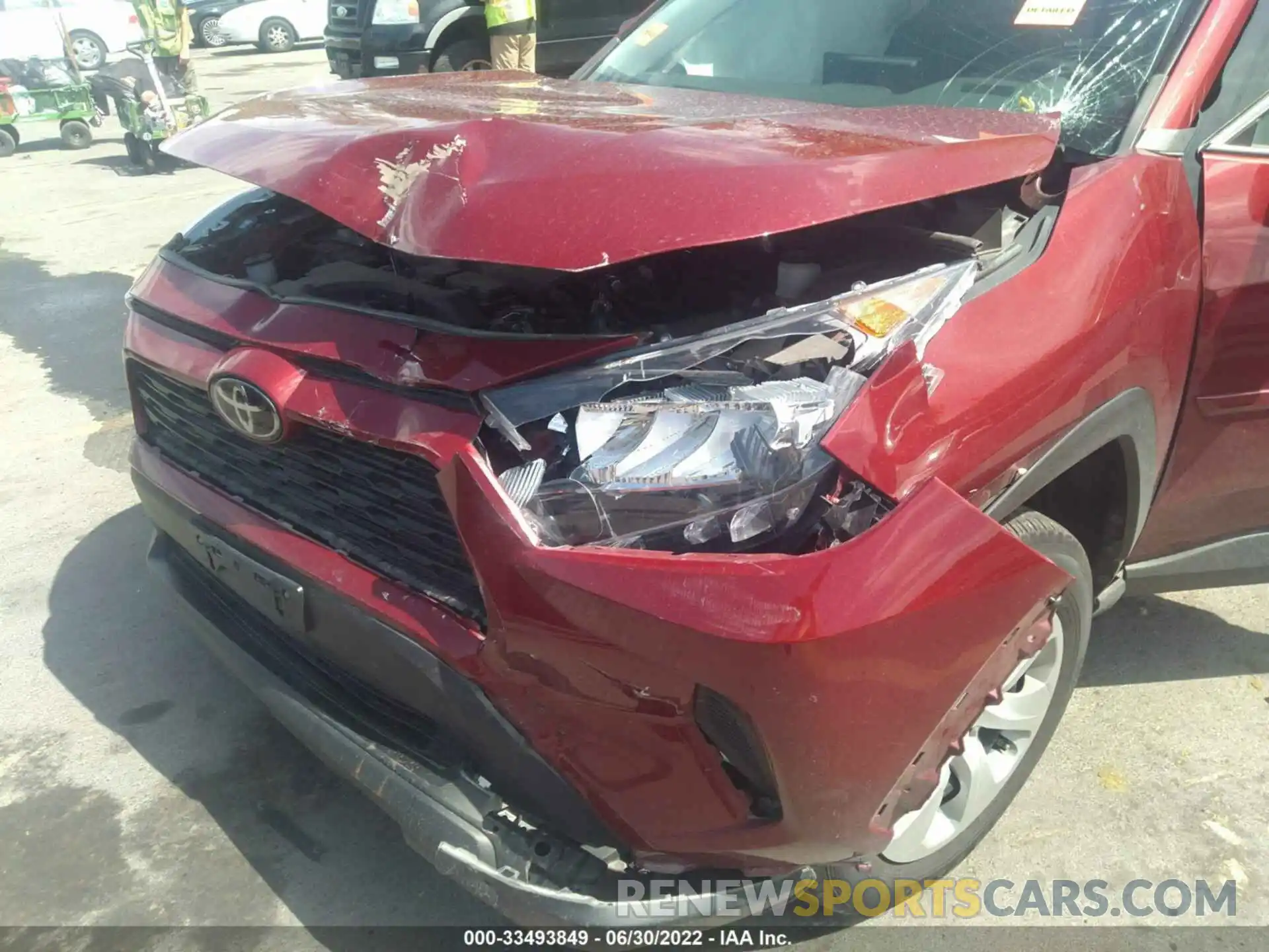 6 Photograph of a damaged car 2T3F1RFV4LW107745 TOYOTA RAV4 2020