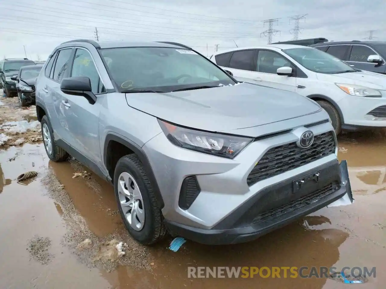 1 Photograph of a damaged car 2T3F1RFV4LW117451 TOYOTA RAV4 2020