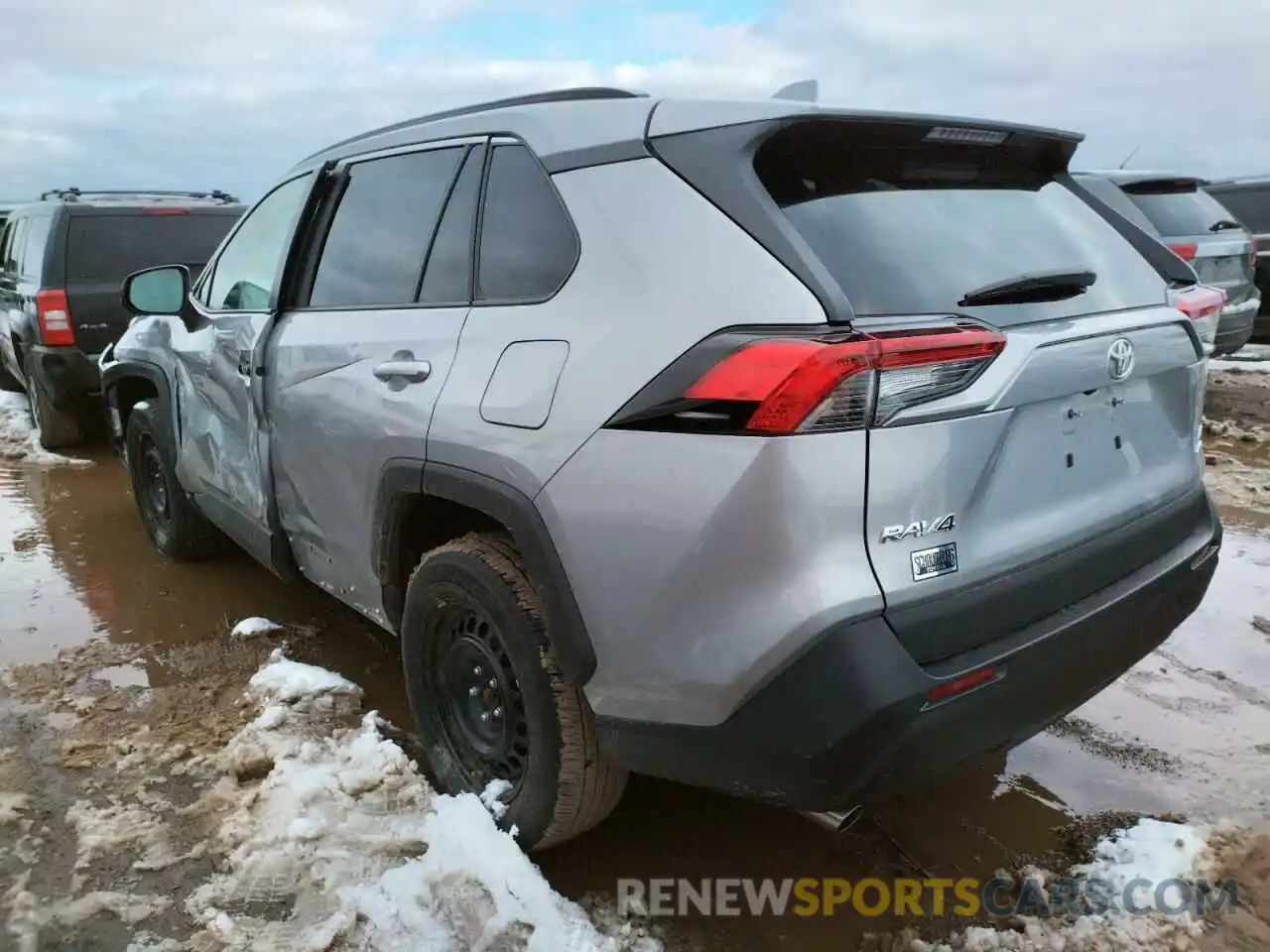 3 Photograph of a damaged car 2T3F1RFV4LW117451 TOYOTA RAV4 2020