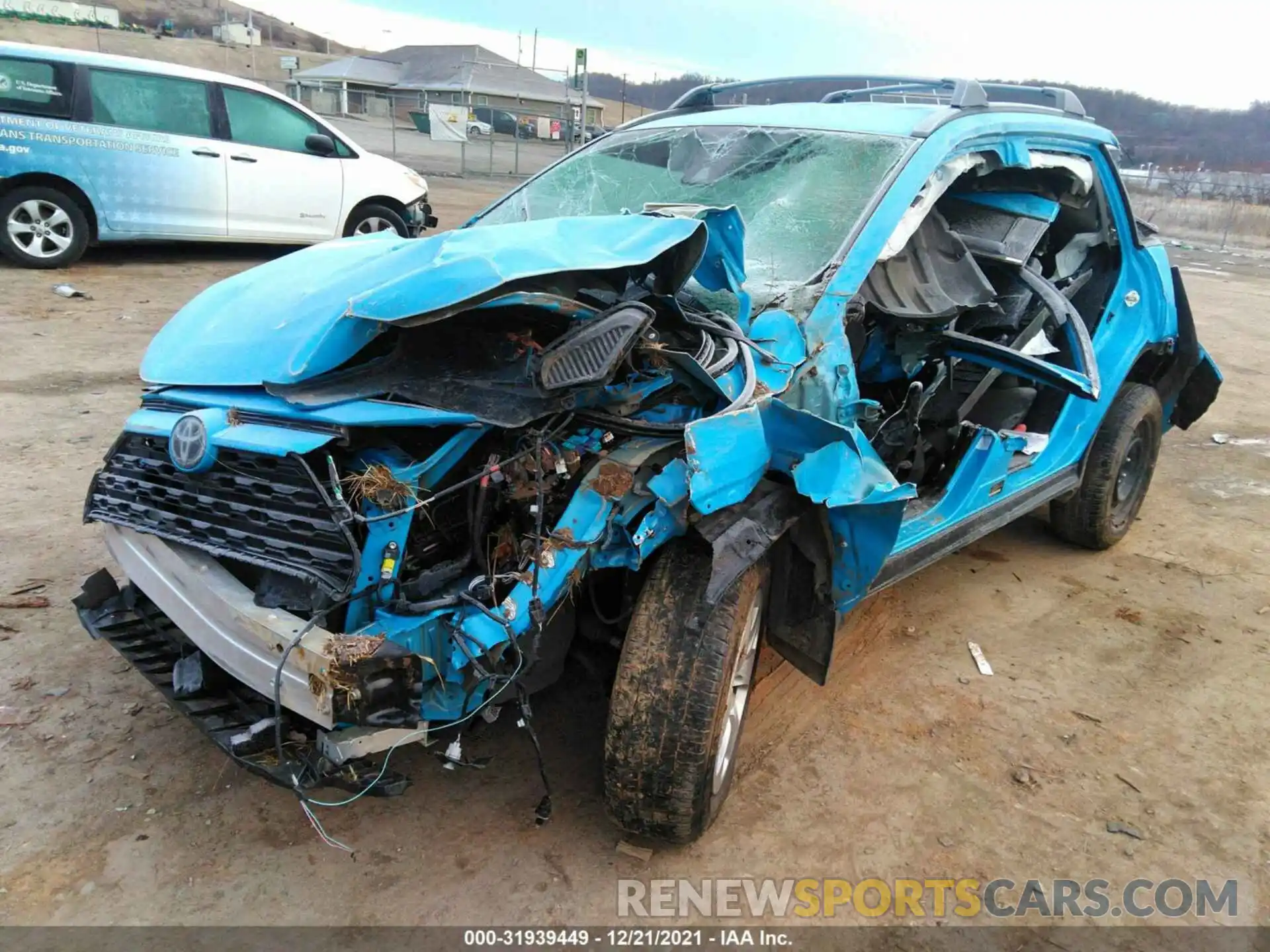 2 Photograph of a damaged car 2T3F1RFV4LW119684 TOYOTA RAV4 2020