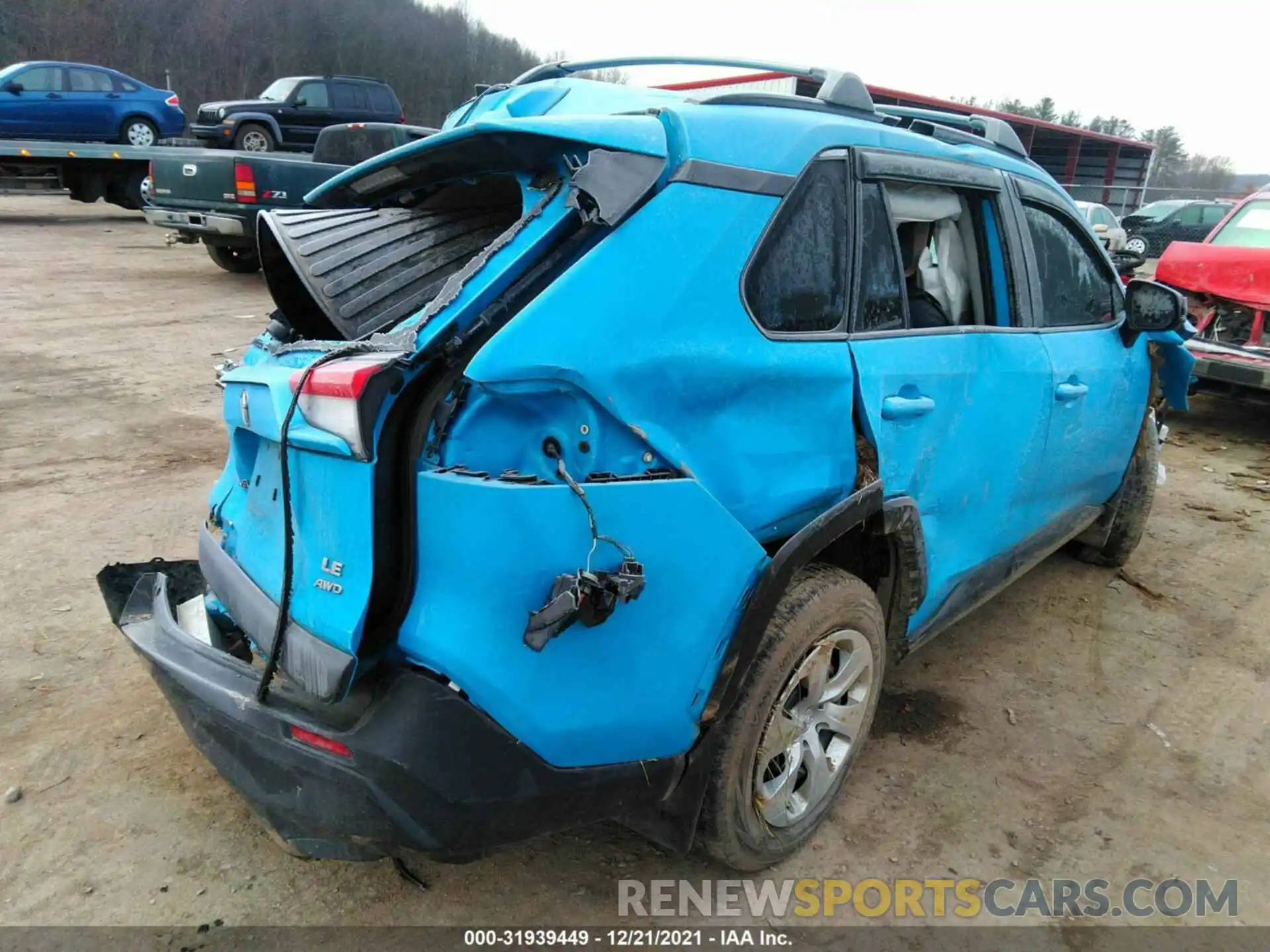 4 Photograph of a damaged car 2T3F1RFV4LW119684 TOYOTA RAV4 2020