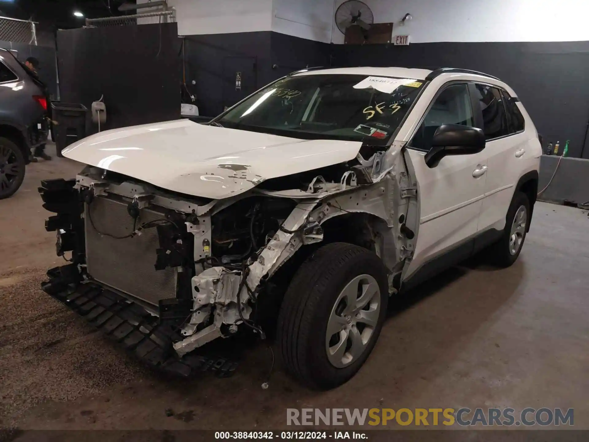 2 Photograph of a damaged car 2T3F1RFV4LW125128 TOYOTA RAV4 2020