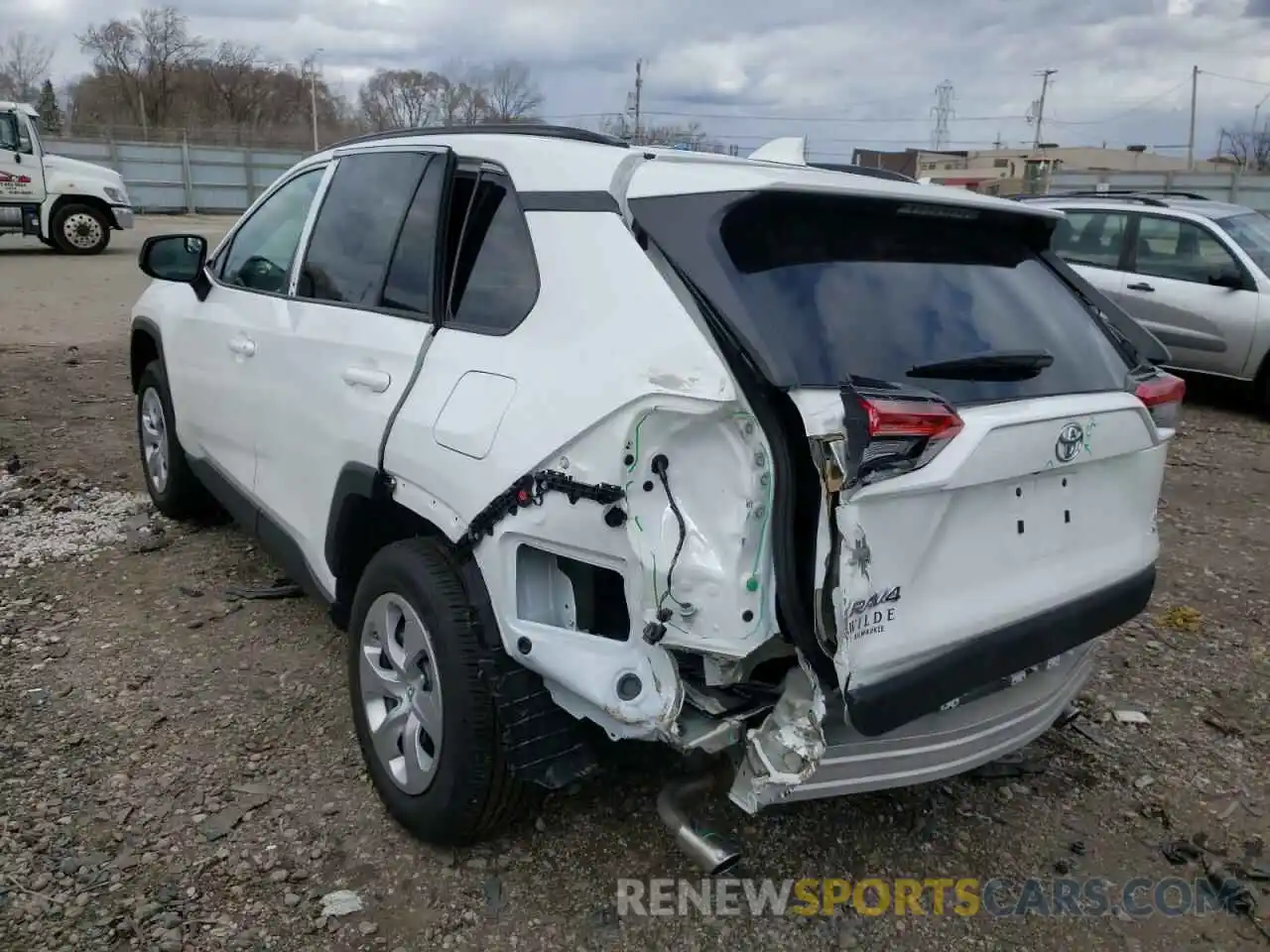 3 Photograph of a damaged car 2T3F1RFV4LW131396 TOYOTA RAV4 2020