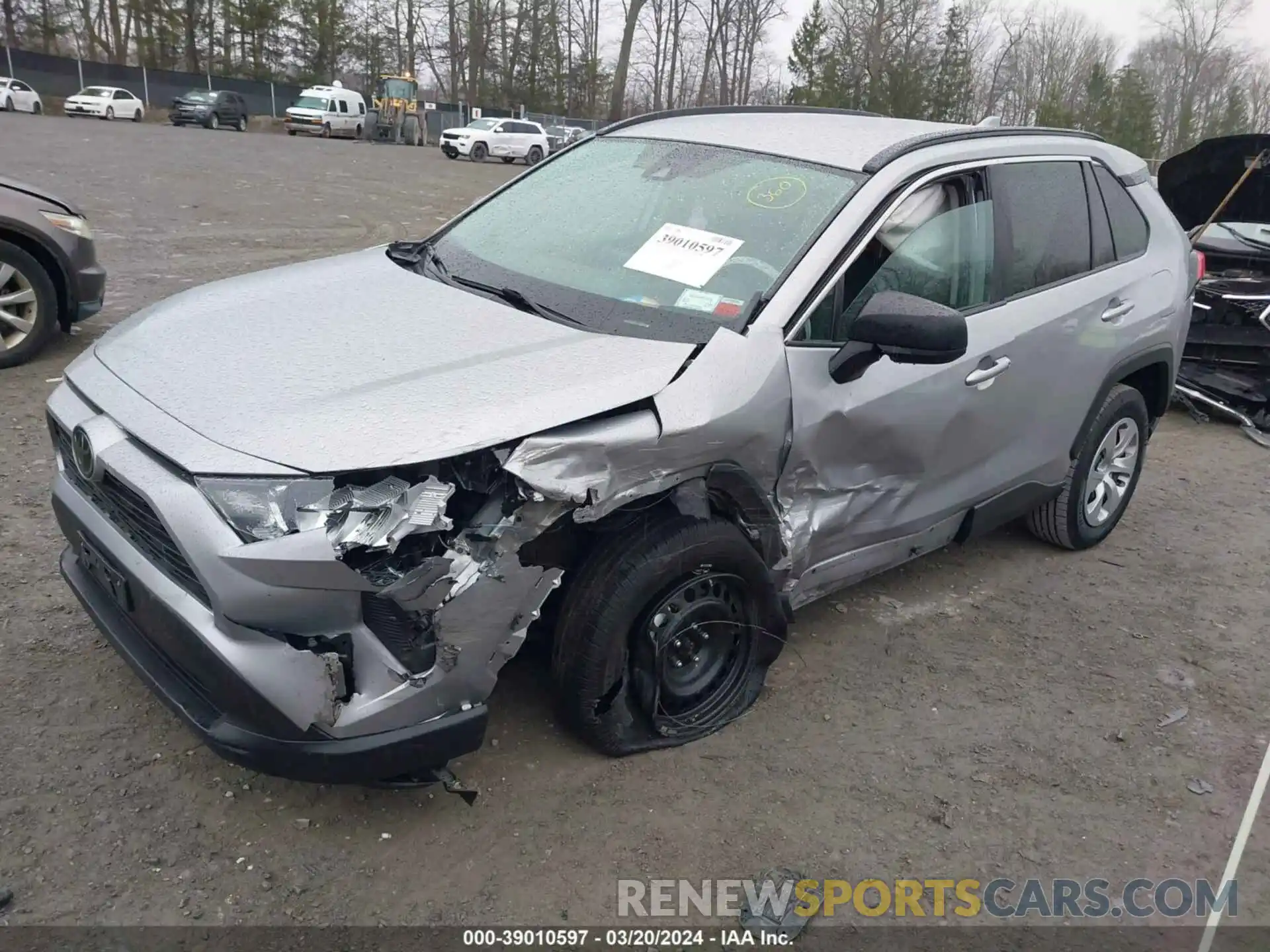 2 Photograph of a damaged car 2T3F1RFV4LW135318 TOYOTA RAV4 2020