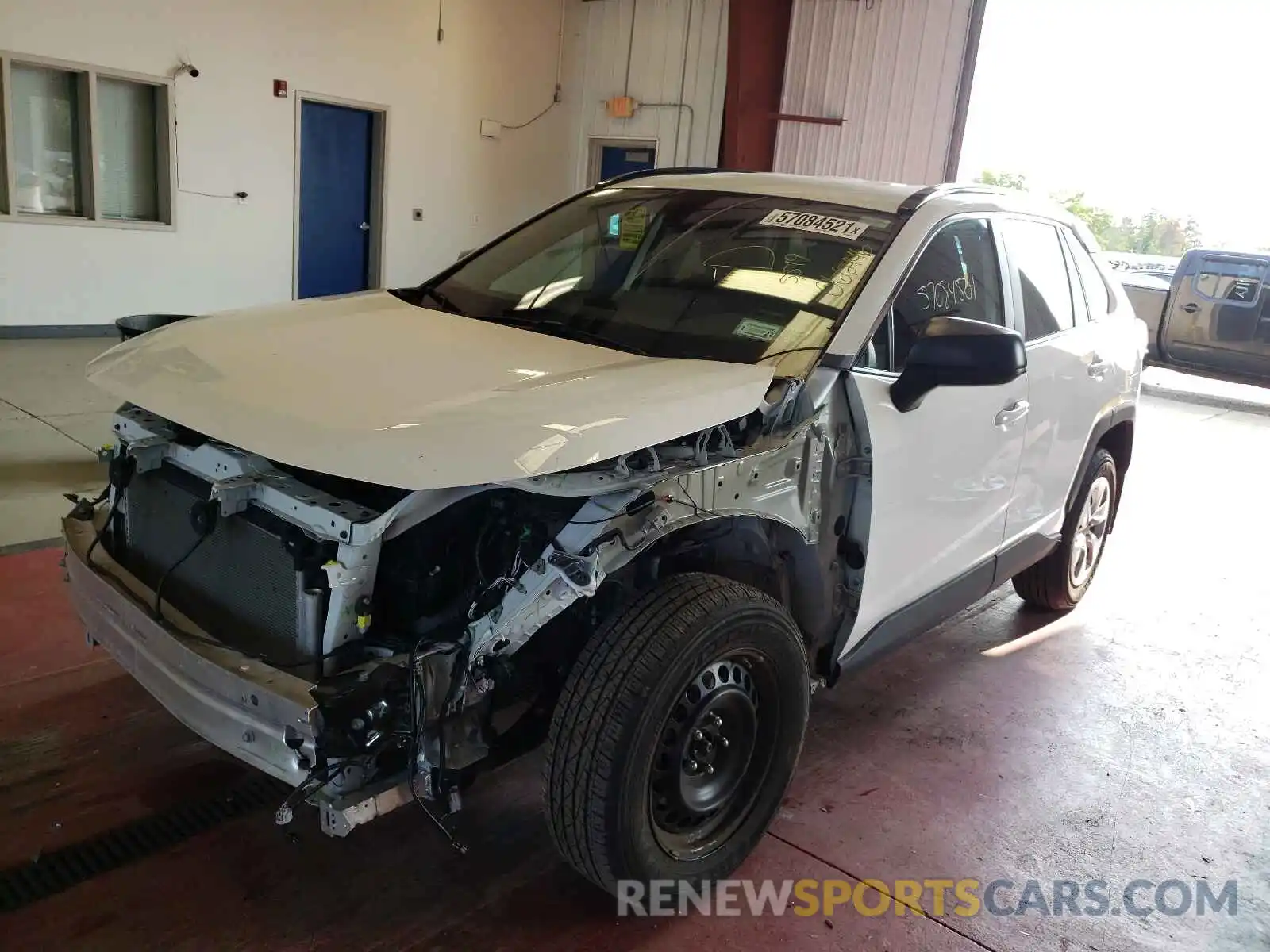 2 Photograph of a damaged car 2T3F1RFV5LC066446 TOYOTA RAV4 2020