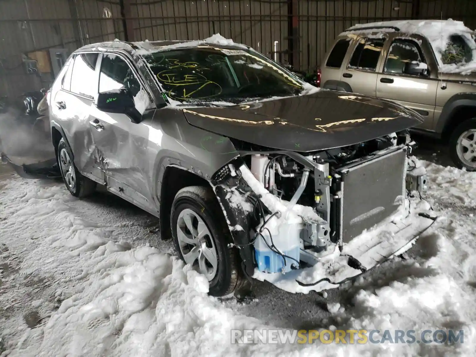 1 Photograph of a damaged car 2T3F1RFV5LC079259 TOYOTA RAV4 2020