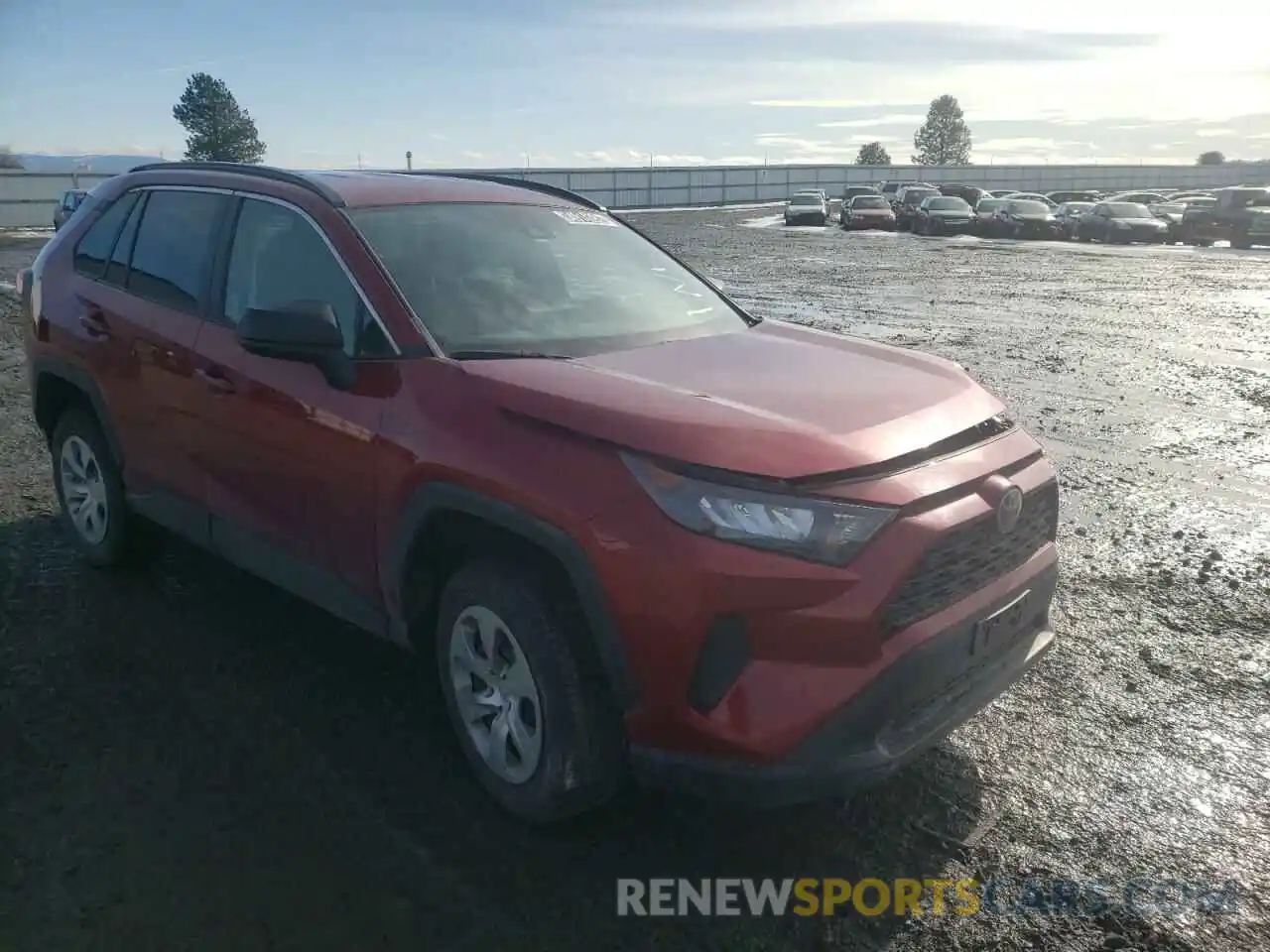 1 Photograph of a damaged car 2T3F1RFV5LC083831 TOYOTA RAV4 2020