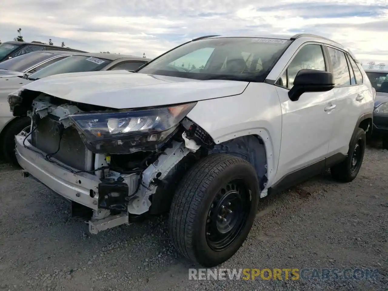 2 Photograph of a damaged car 2T3F1RFV5LC084929 TOYOTA RAV4 2020