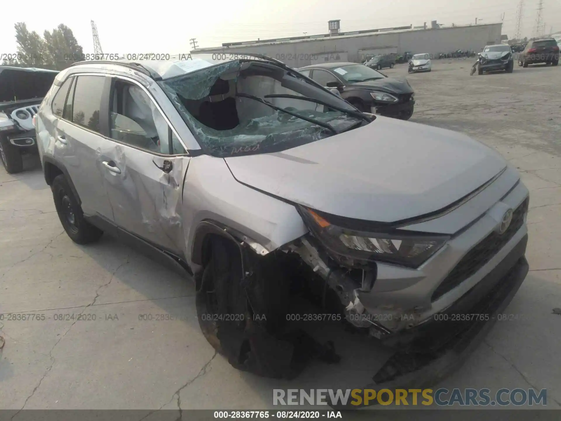 1 Photograph of a damaged car 2T3F1RFV5LC087099 TOYOTA RAV4 2020