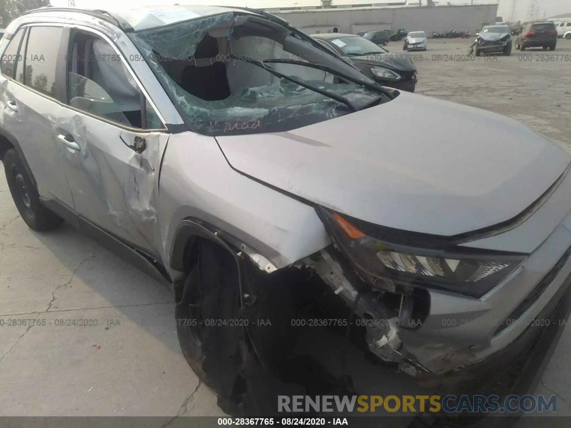 6 Photograph of a damaged car 2T3F1RFV5LC087099 TOYOTA RAV4 2020