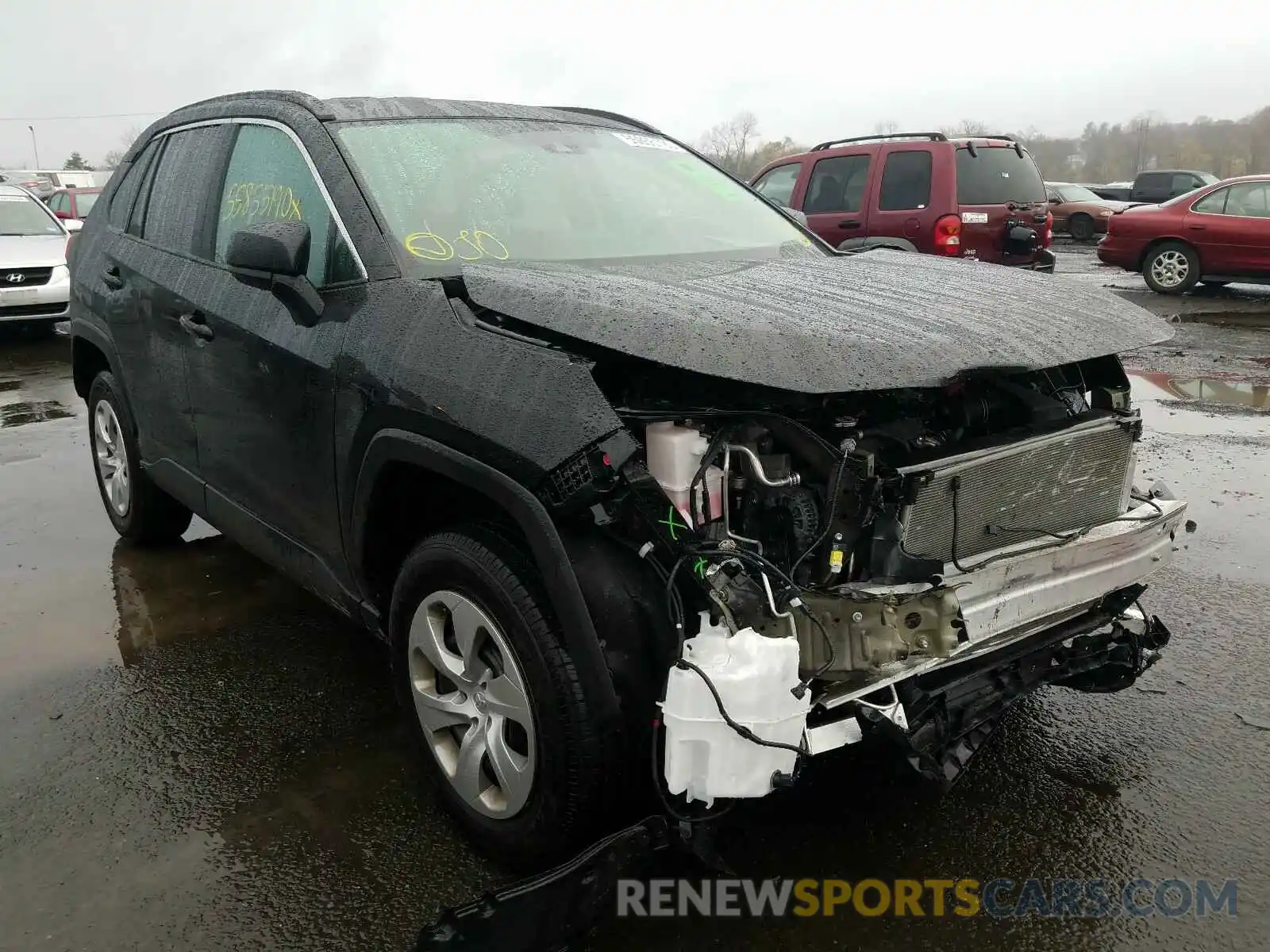 1 Photograph of a damaged car 2T3F1RFV5LC097552 TOYOTA RAV4 2020