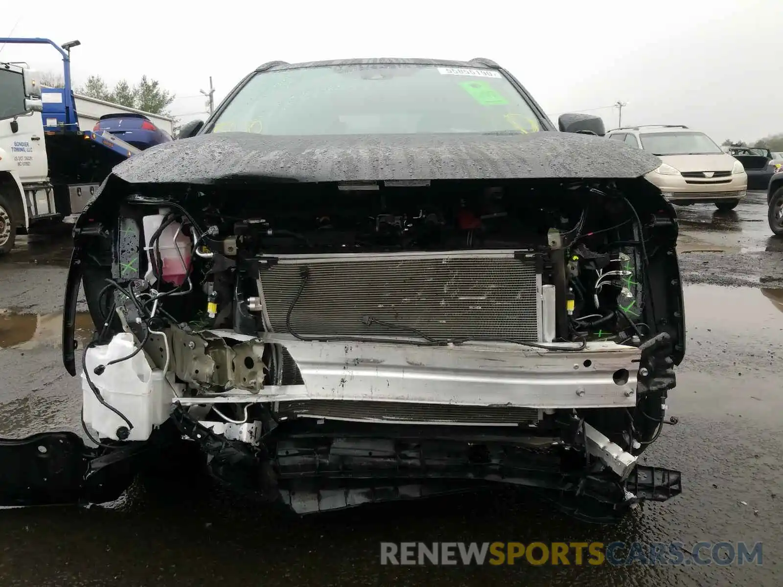 9 Photograph of a damaged car 2T3F1RFV5LC097552 TOYOTA RAV4 2020