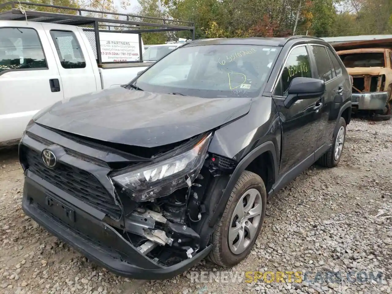 2 Photograph of a damaged car 2T3F1RFV5LC098622 TOYOTA RAV4 2020