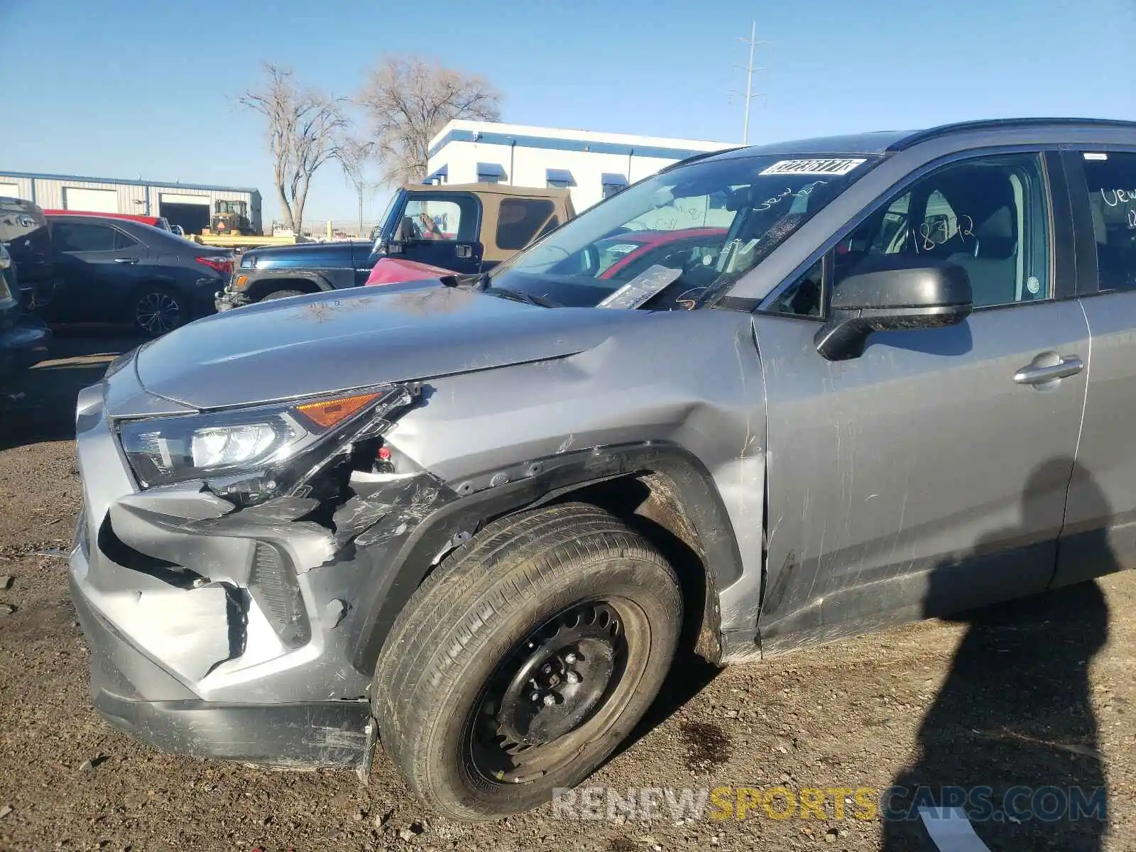 9 Photograph of a damaged car 2T3F1RFV5LC099396 TOYOTA RAV4 2020