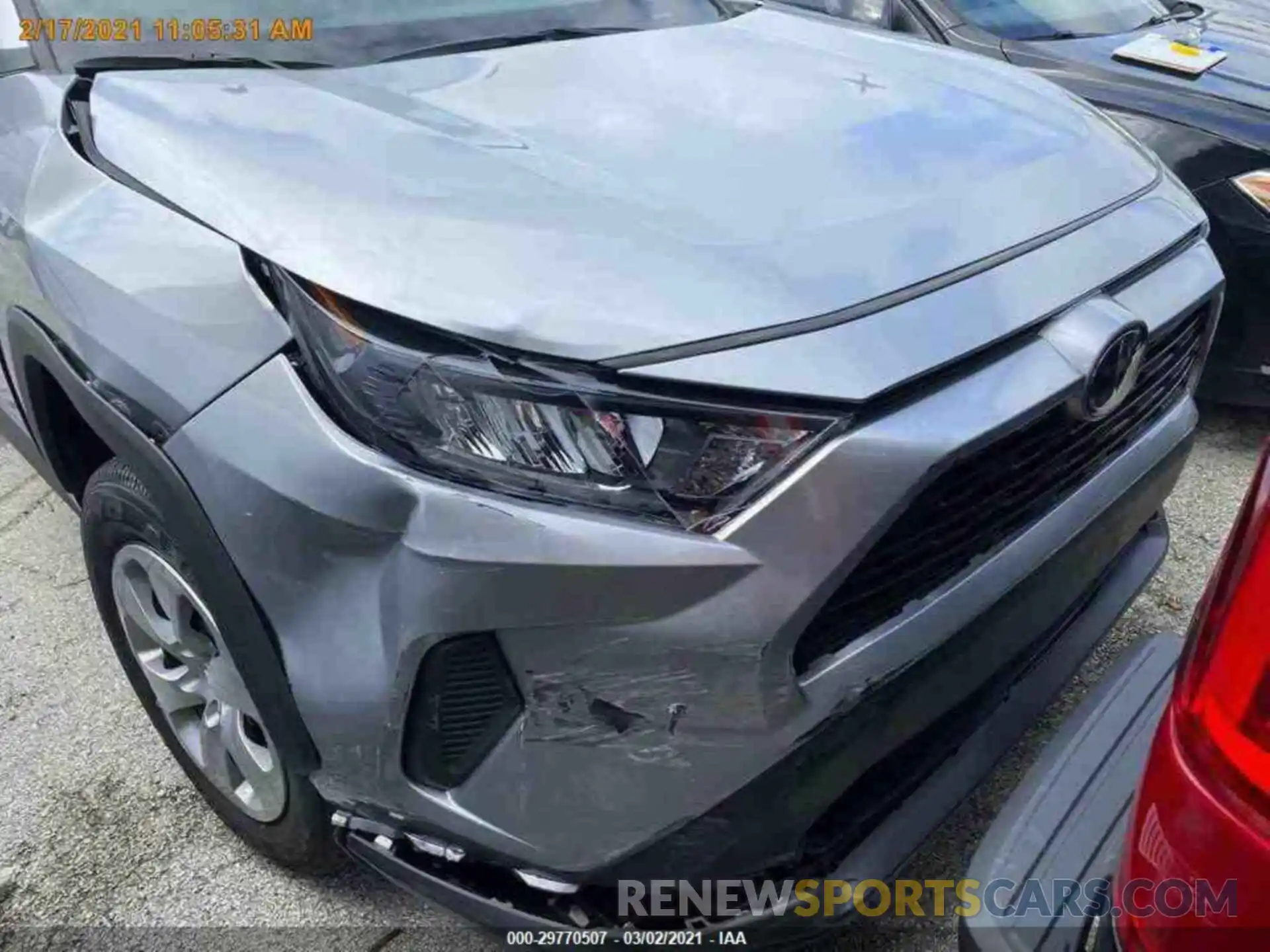 13 Photograph of a damaged car 2T3F1RFV5LC107139 TOYOTA RAV4 2020