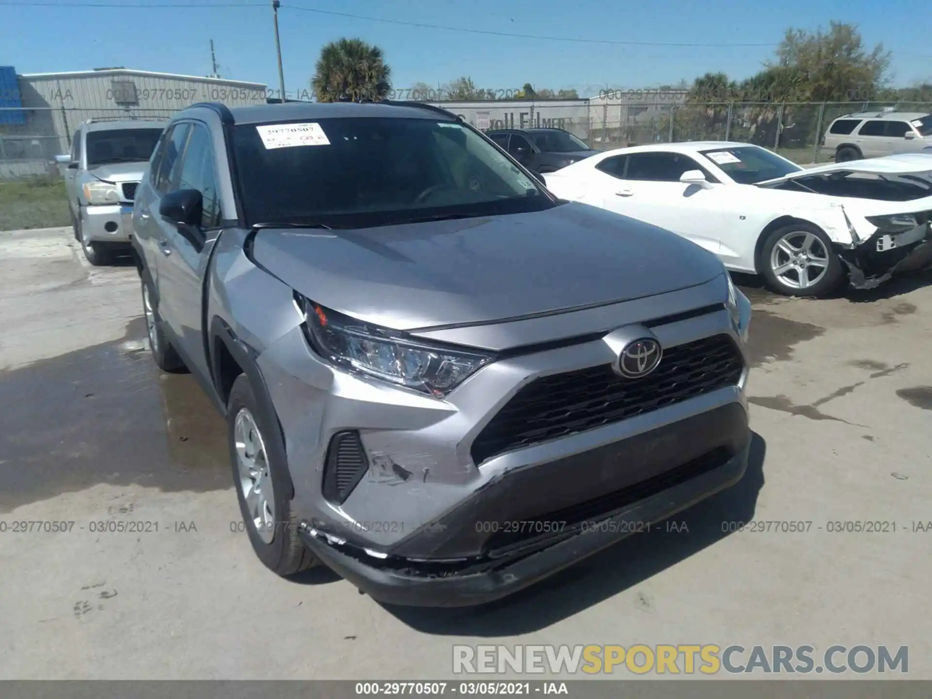 6 Photograph of a damaged car 2T3F1RFV5LC107139 TOYOTA RAV4 2020