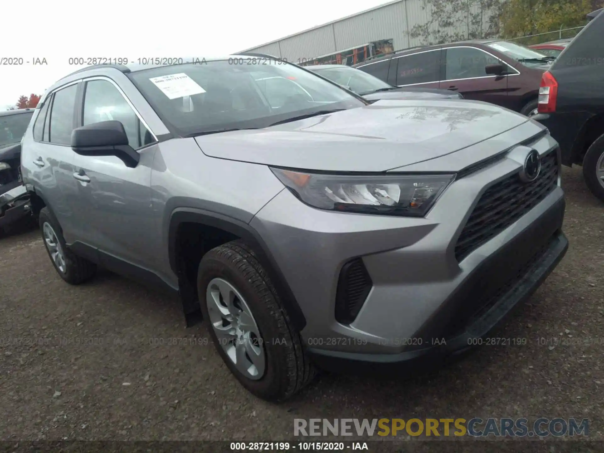 1 Photograph of a damaged car 2T3F1RFV5LC117928 TOYOTA RAV4 2020