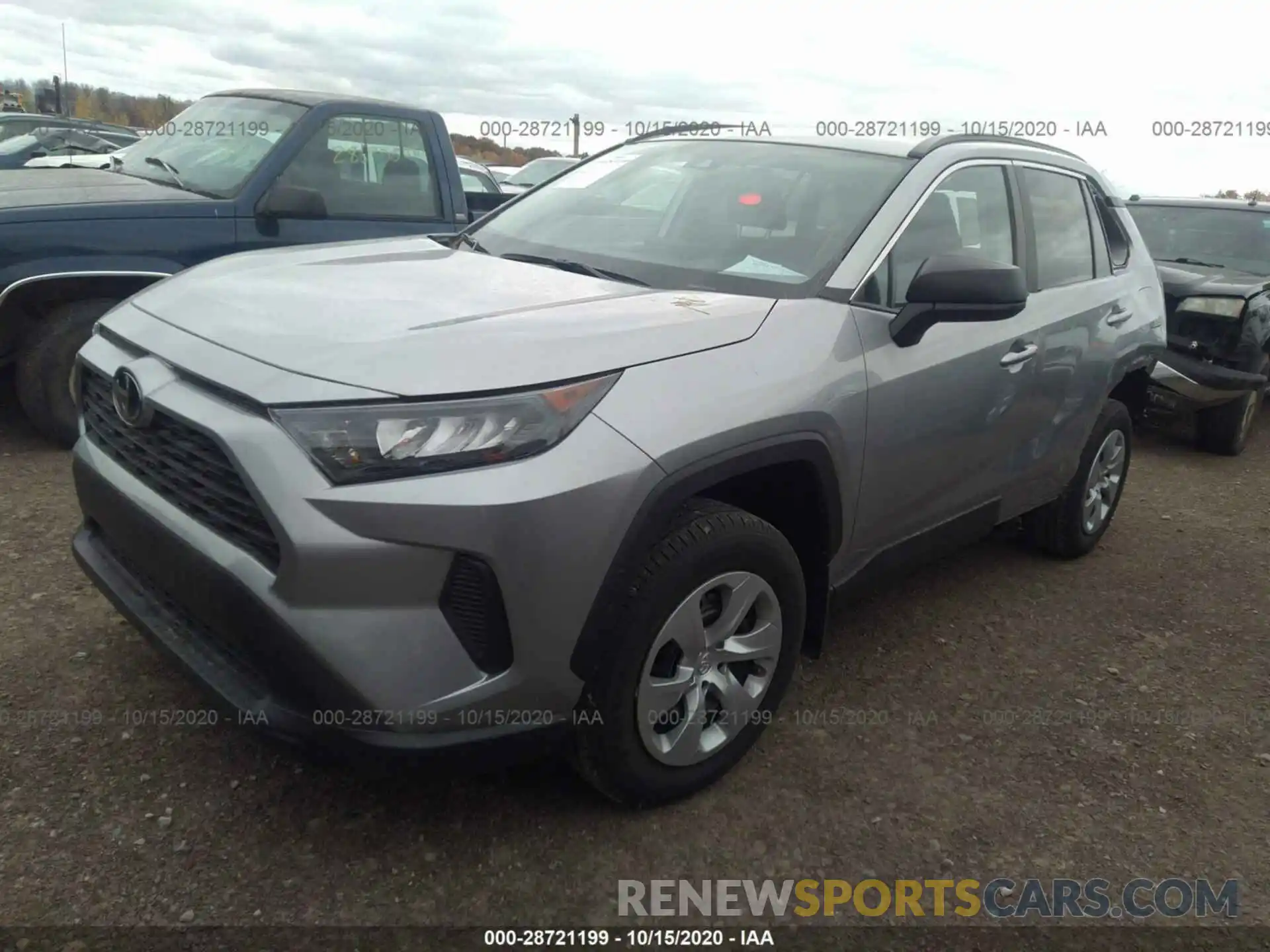 2 Photograph of a damaged car 2T3F1RFV5LC117928 TOYOTA RAV4 2020