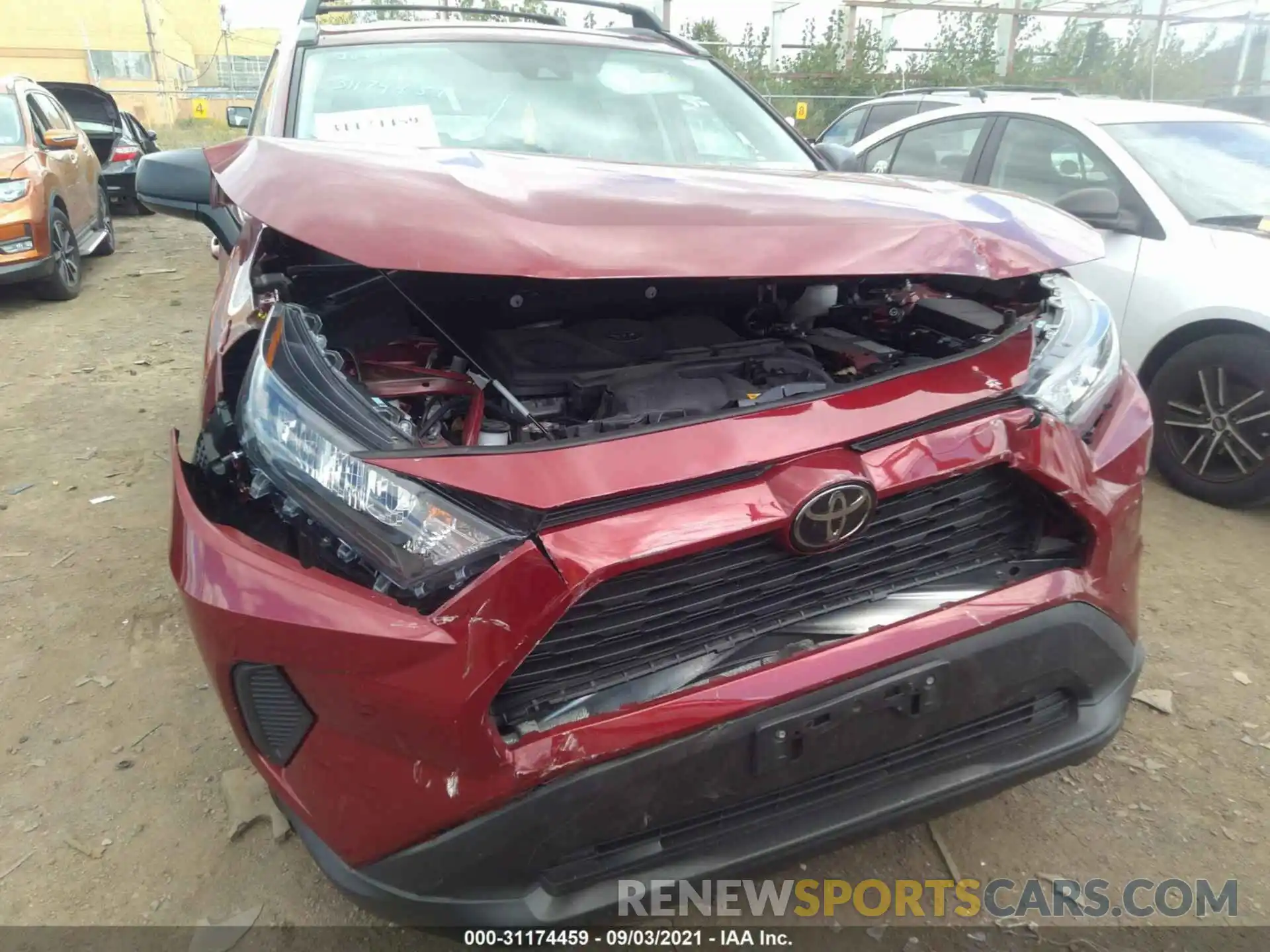 6 Photograph of a damaged car 2T3F1RFV5LW095590 TOYOTA RAV4 2020