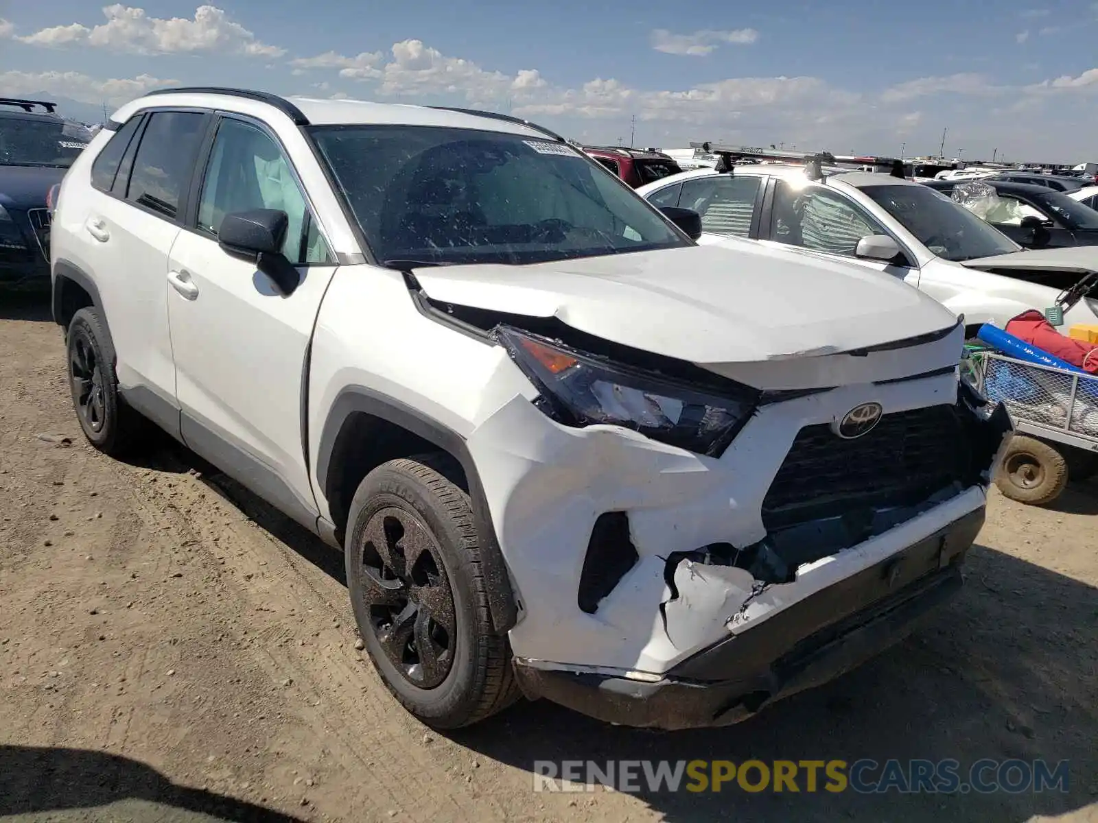 1 Photograph of a damaged car 2T3F1RFV5LW106748 TOYOTA RAV4 2020